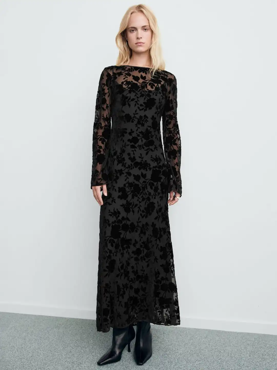 lace brown maxi dress Nadia Lace Maxi Dress