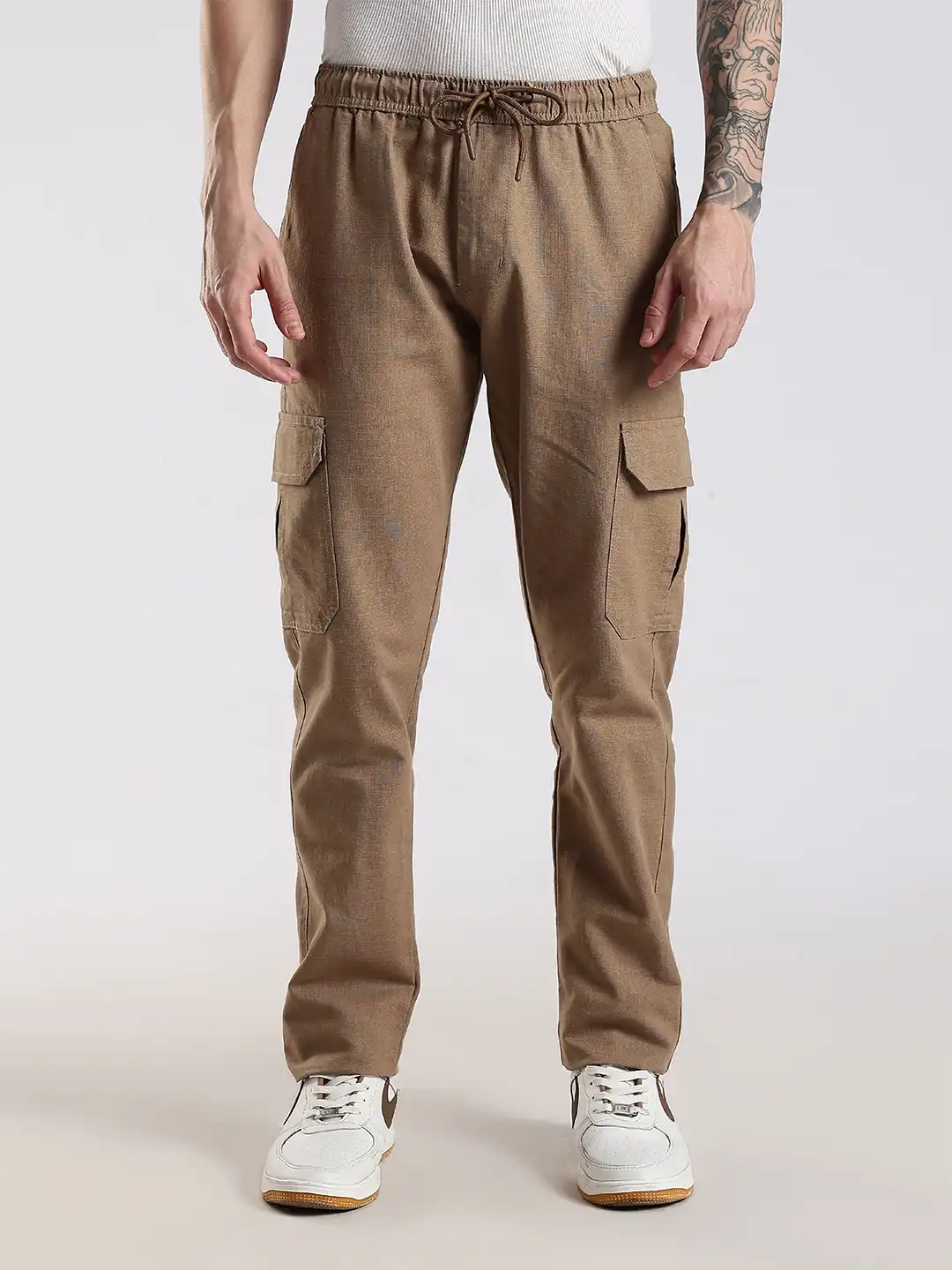 Buy NEVER NEUD Men Relaxed Lazy Linen Pants - Trousers for Men