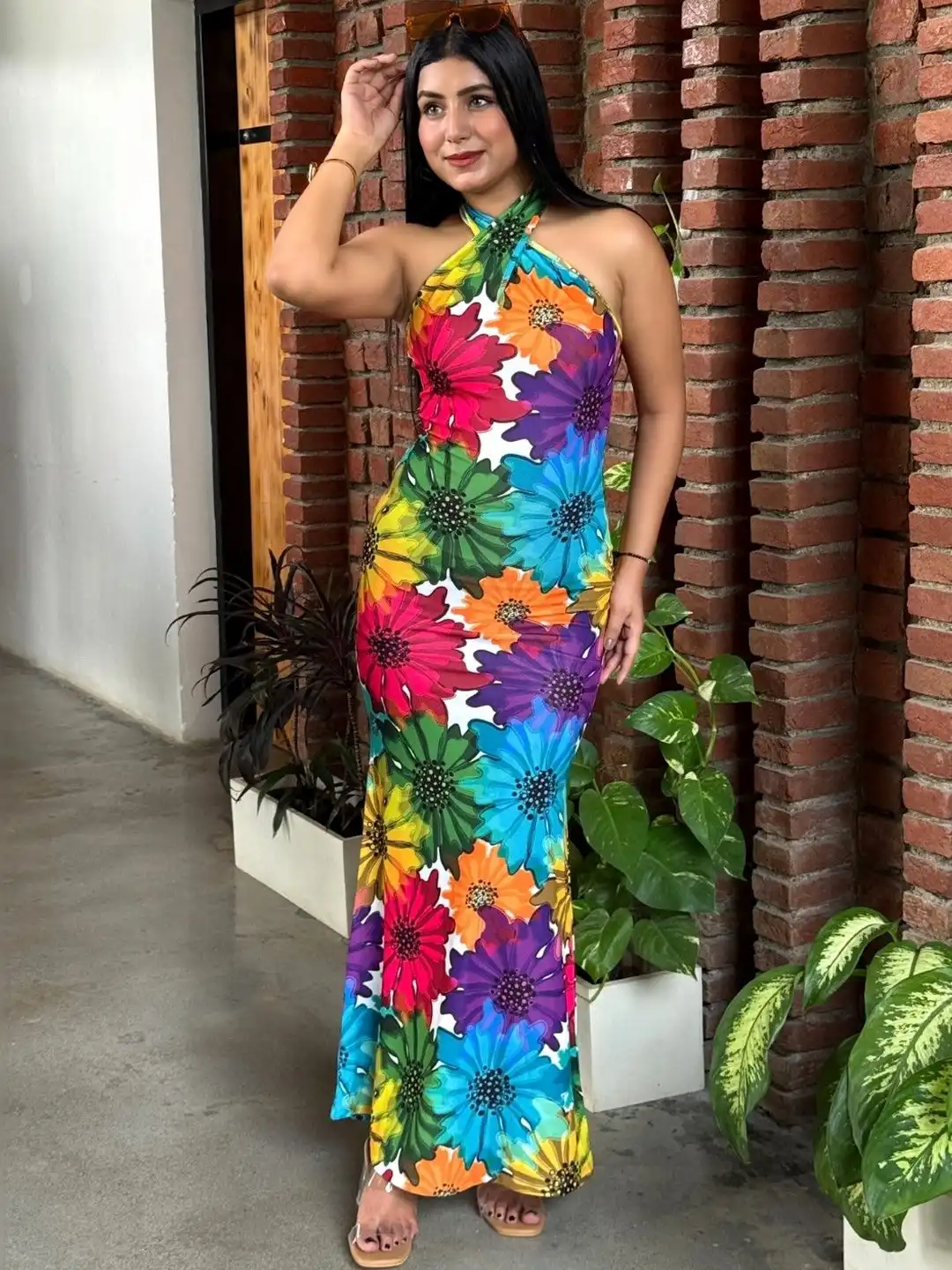 round neck plain bodycon dress HUYMMAF Summer Casual Ruffle Sleeve Slim Dress Elegant Black : Clothing, Shoes & Jewelry Soft and comfortable fabric color_Discoloration Size:3X-Large Bodycon Homecoming Dress by
