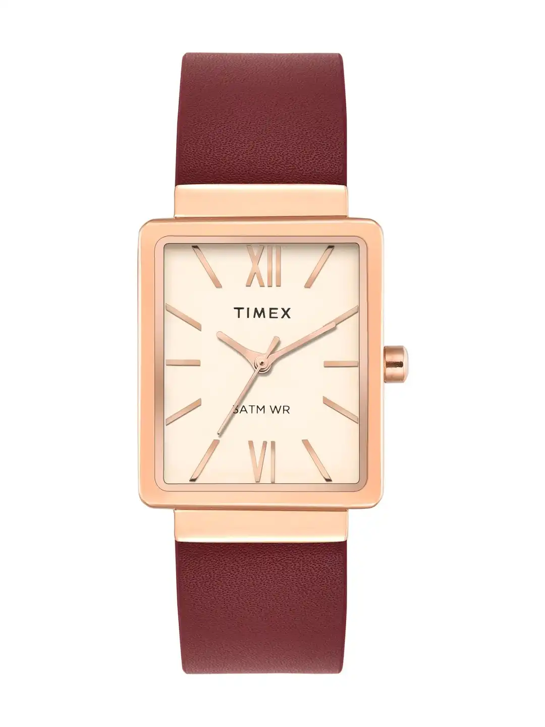 Buy Timex Trendline Rectangle 21mm Rose Gold Dial Analog Women