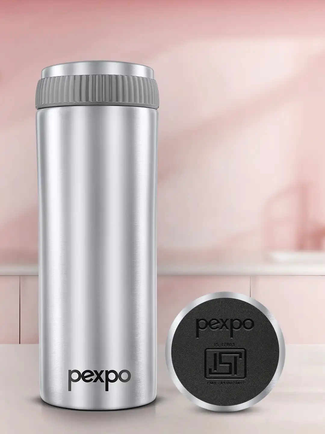Buy Pexpo Crypto Stainless Steel Vacuum Insulated Coffee Tumbler