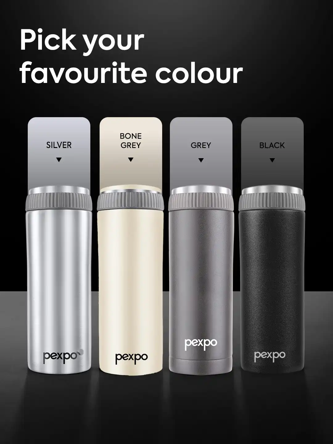 Buy Pexpo Crypto Stainless Steel Vacuum Insulated Coffee Tumbler