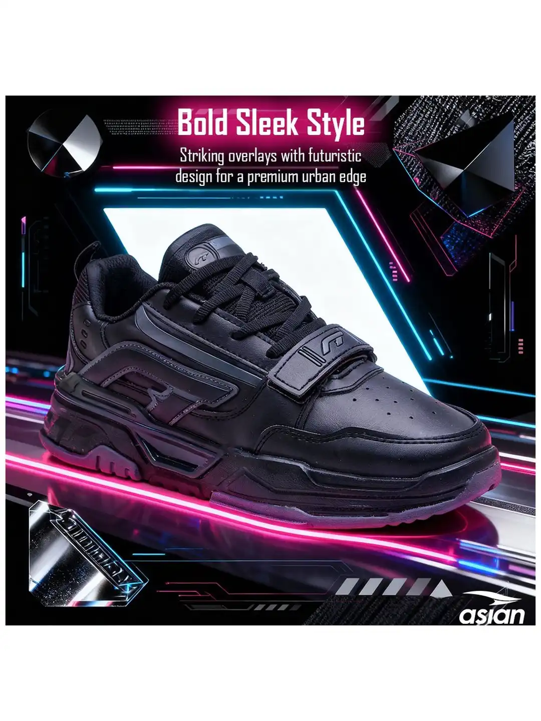 Buy ASIAN Urban-34 Men Colourblocked Lace-Ups Sneakers - Casual