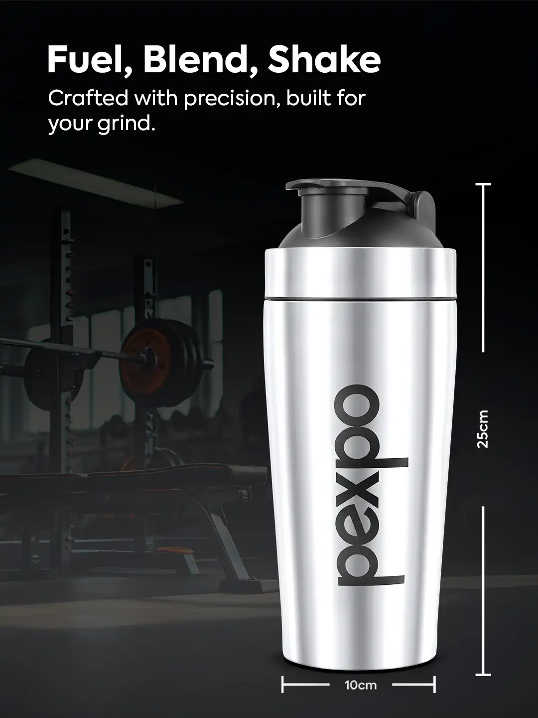 Buy Pexpo Kayo Plus Silver-Toned Stainless Steel Leakproof Single