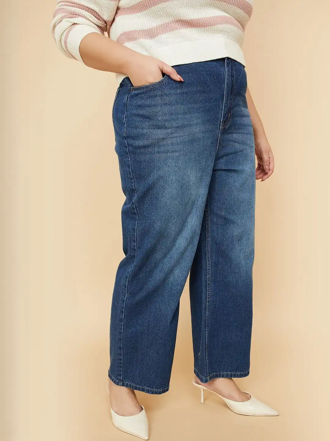 plus size max jeans tops