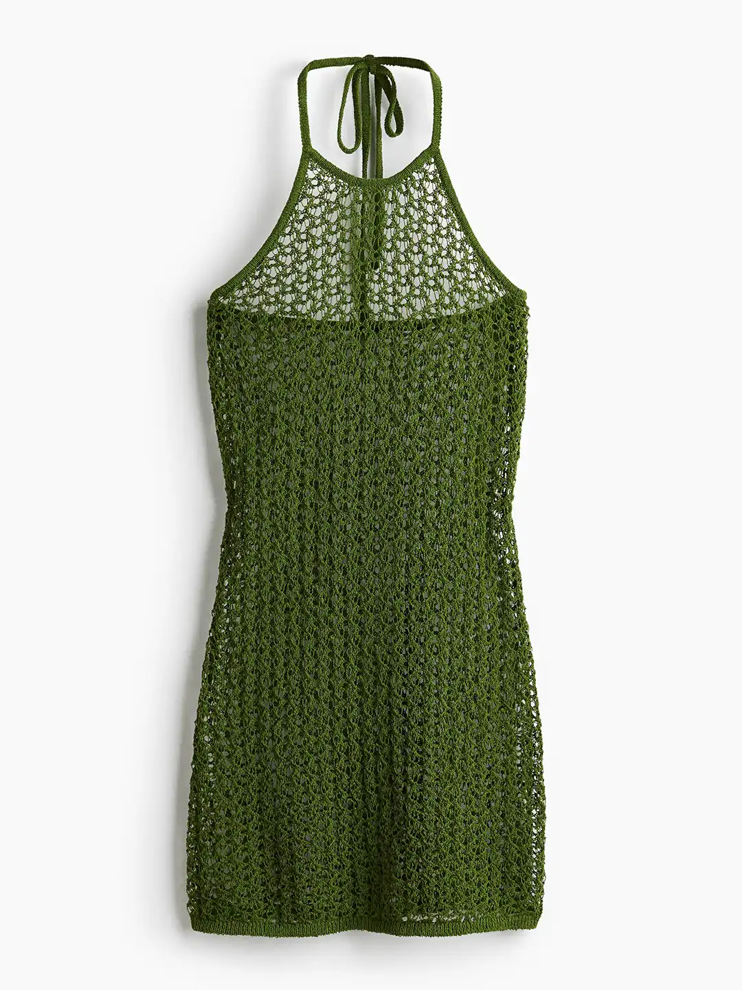 h&m pointelle knit dress Women's Black Embellished pointelle-knit dress