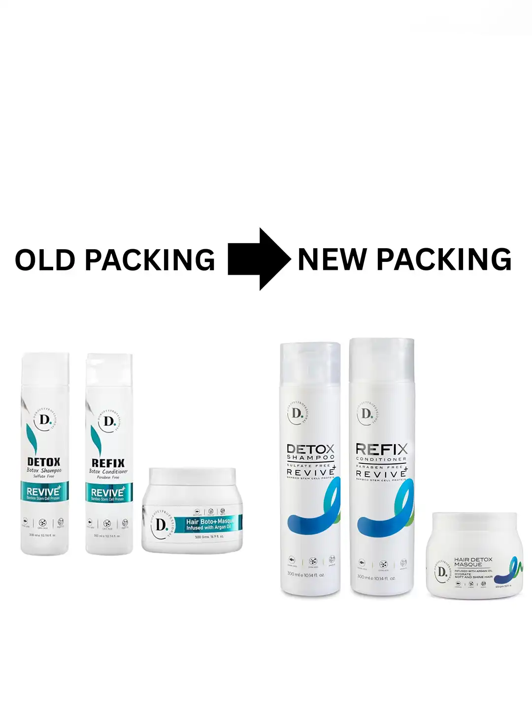 Buy DOROFEY PROFESSIONAL Set Of 3 Detox Shampoo + Refix