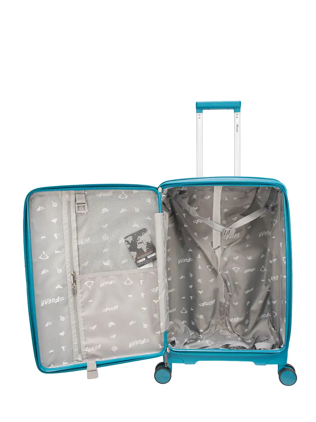 TRITON BASIC CARGO　STONE　M Buy F Gear Myton Medium Front Opening Hard Sided Trolley Suitcase