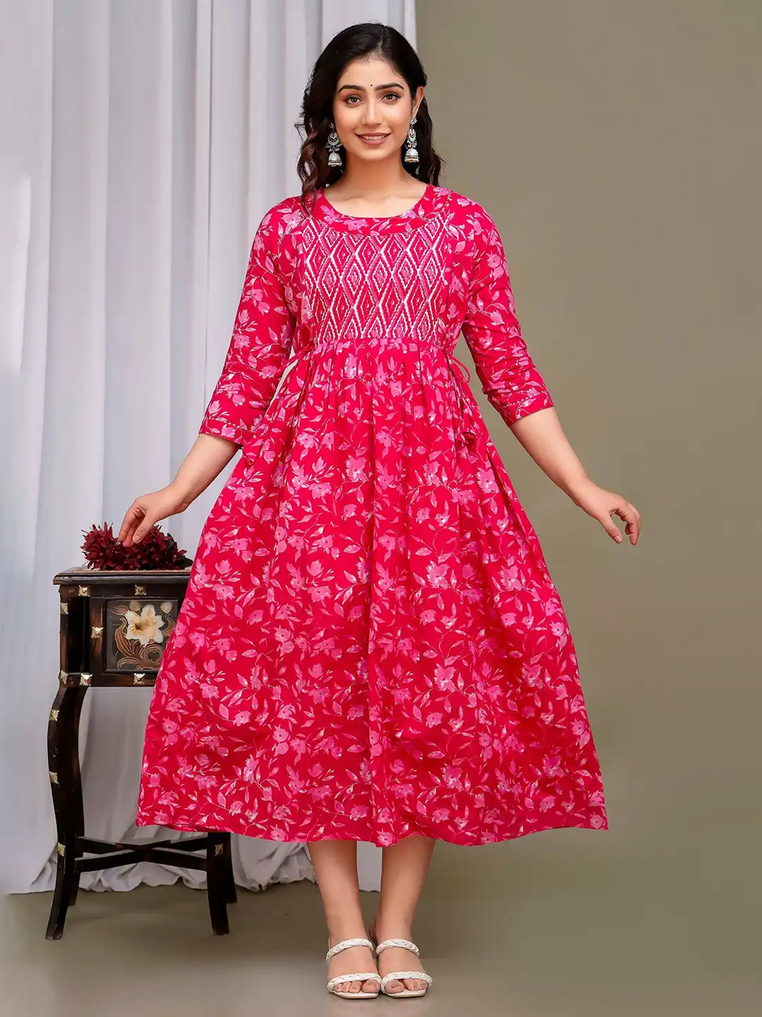 Buy Tulsiram Women Floral Printed Maternity Pure Maternity Cotton