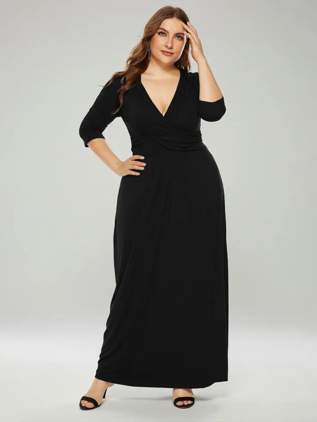 Buy DressBerry Curve Fit & Flare Maxi Dress - Dresses for Women 37330946 |  Myntra