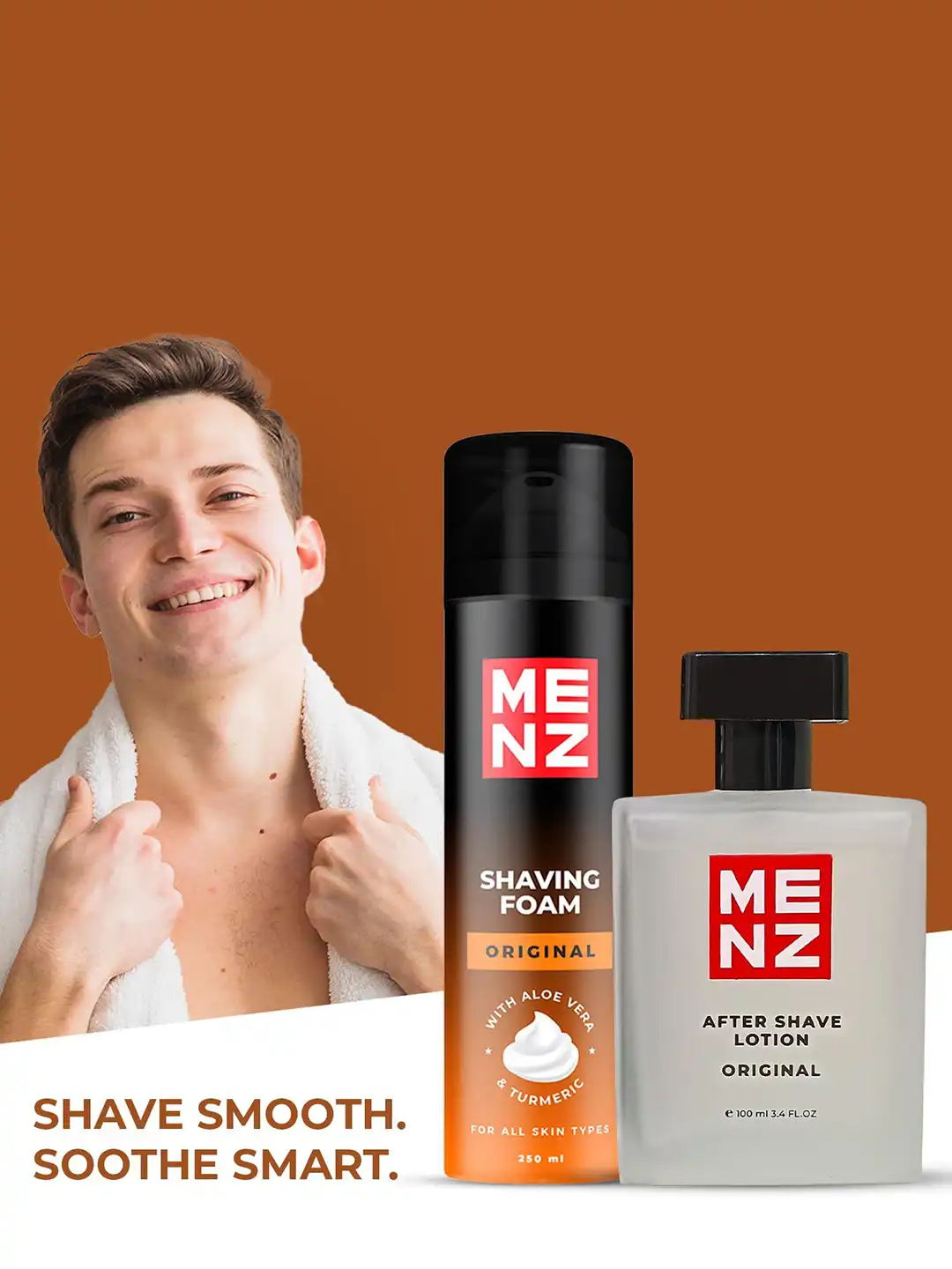 Buy MENZ Set Of 2 Original Shaving Foam - 250 g & Original After