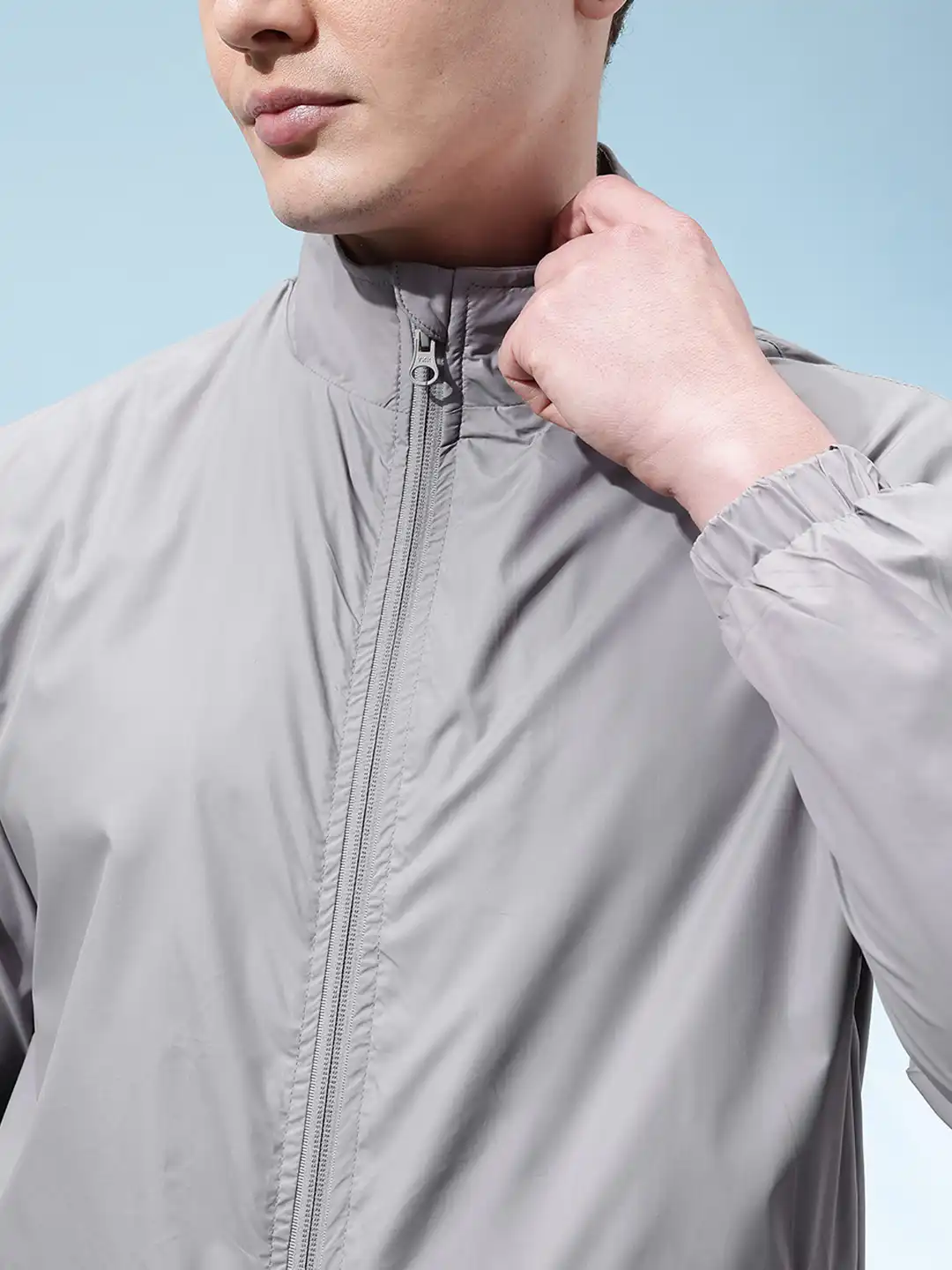 Buy glitchez Mock Collar Windcheater Jacket - Jackets for Men