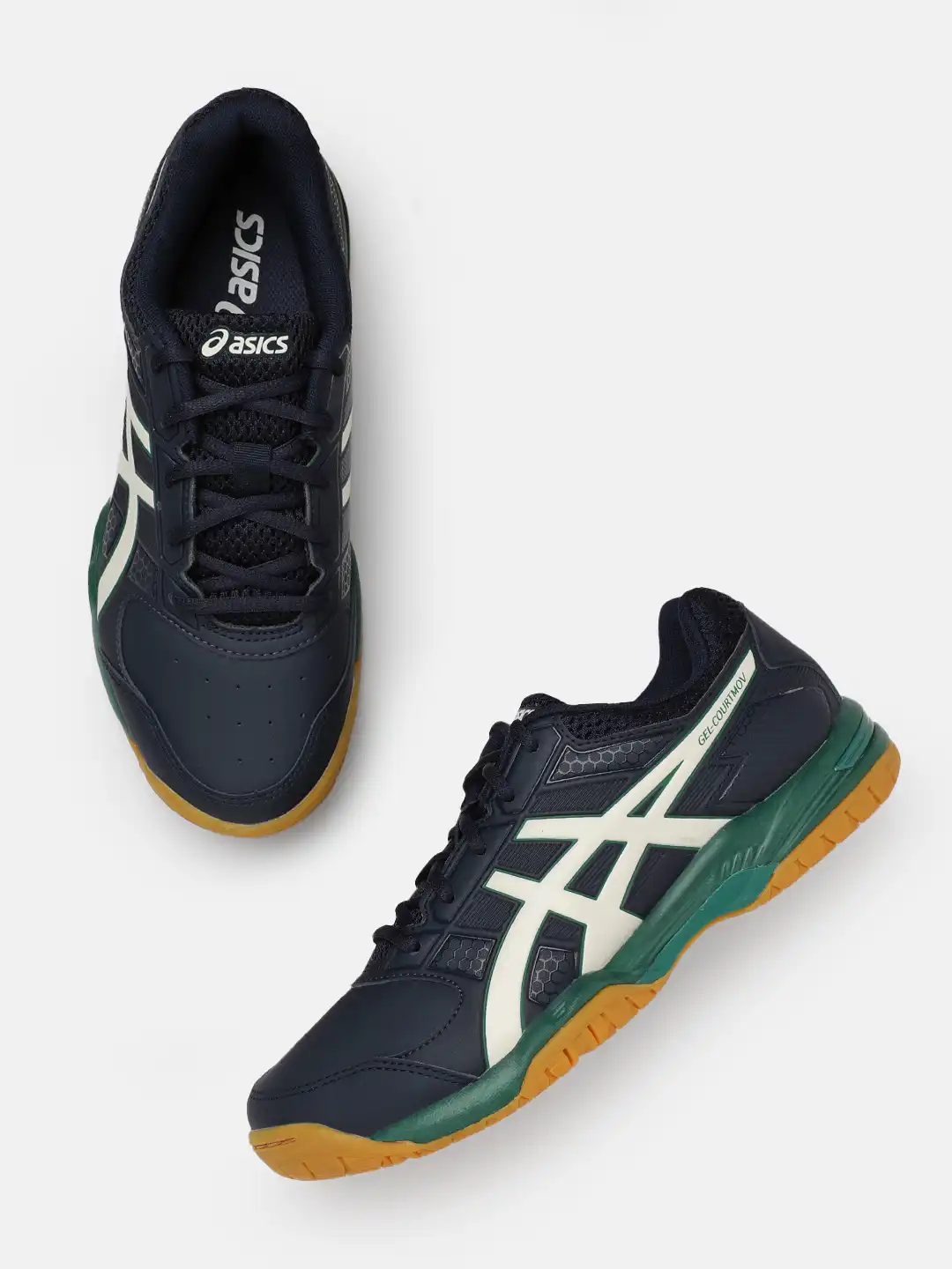 Buy ASICS Men Perforated Round-Toe COURTMOV Badminton Shoes
