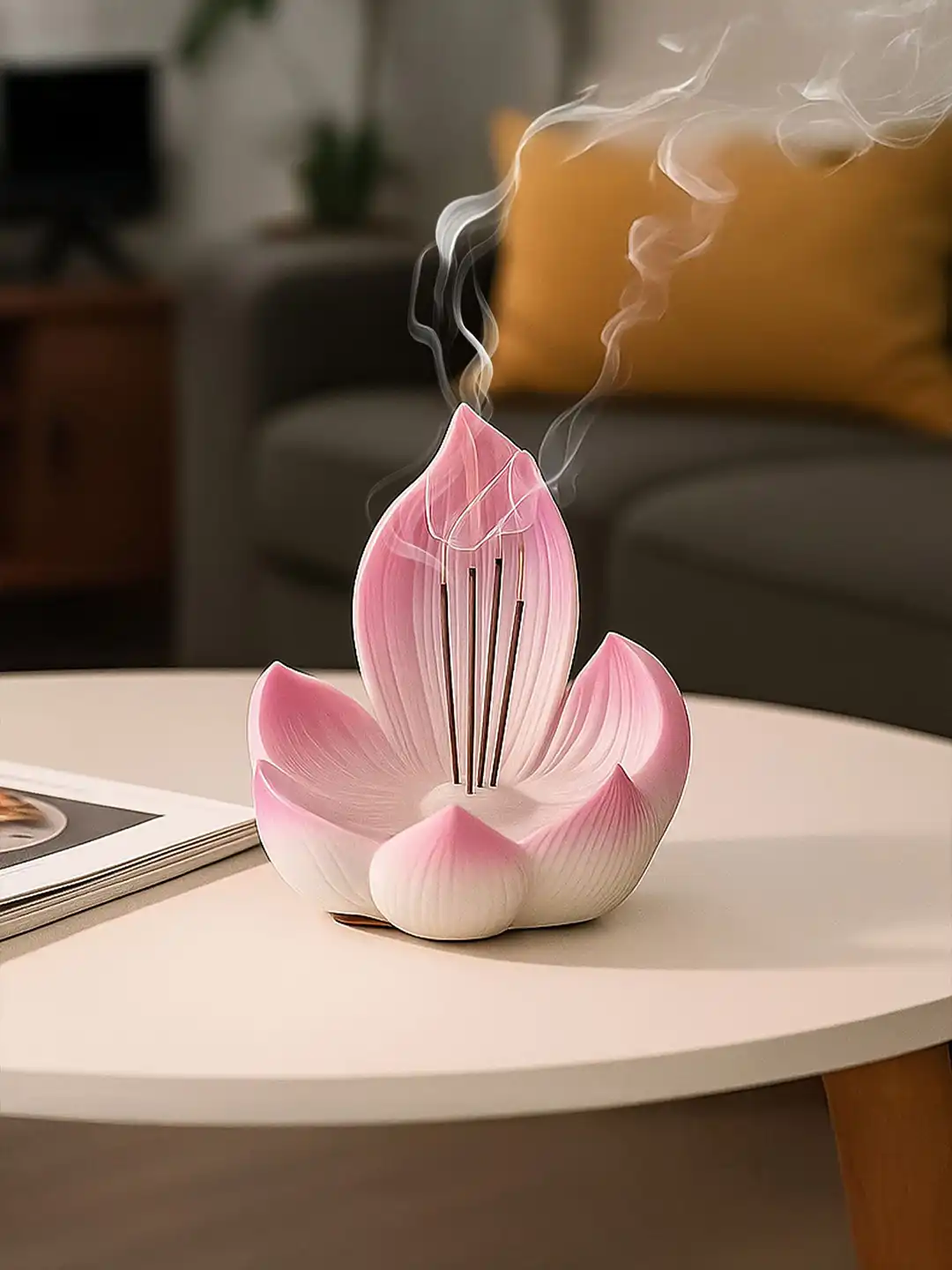 Buy Ekhasa Resin Agarbatti Stand With Ash Catcher Home Pooja
