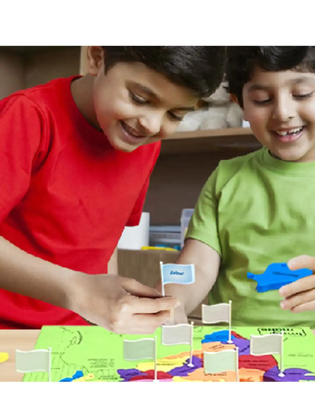 Buy Imagimake Kids Orange Map Puzzle With Indian States & Capital