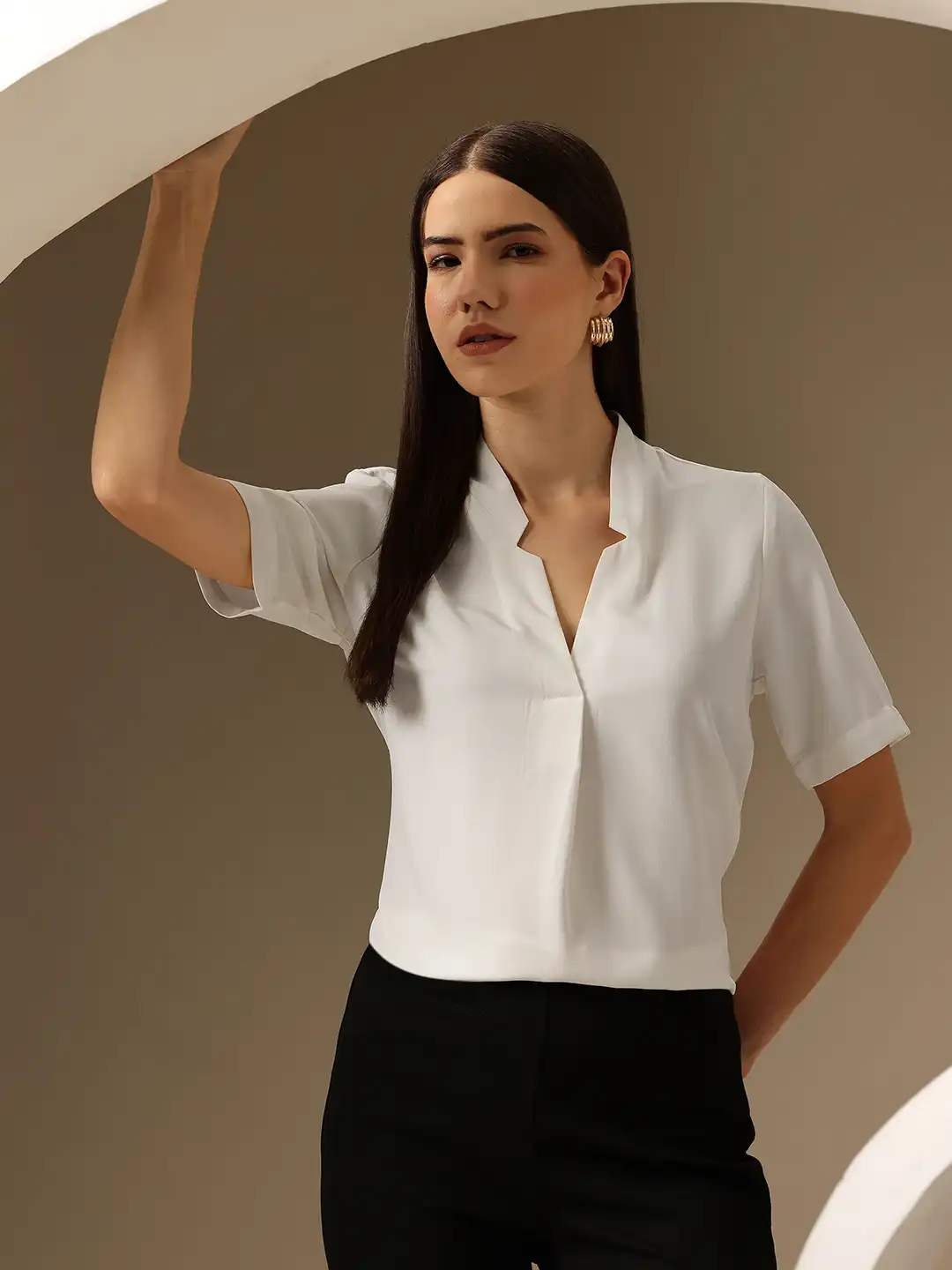 chemistry dress shirt Buy Chemistry Lapel Collar Shirt Style Top - Tops for Women 37229022