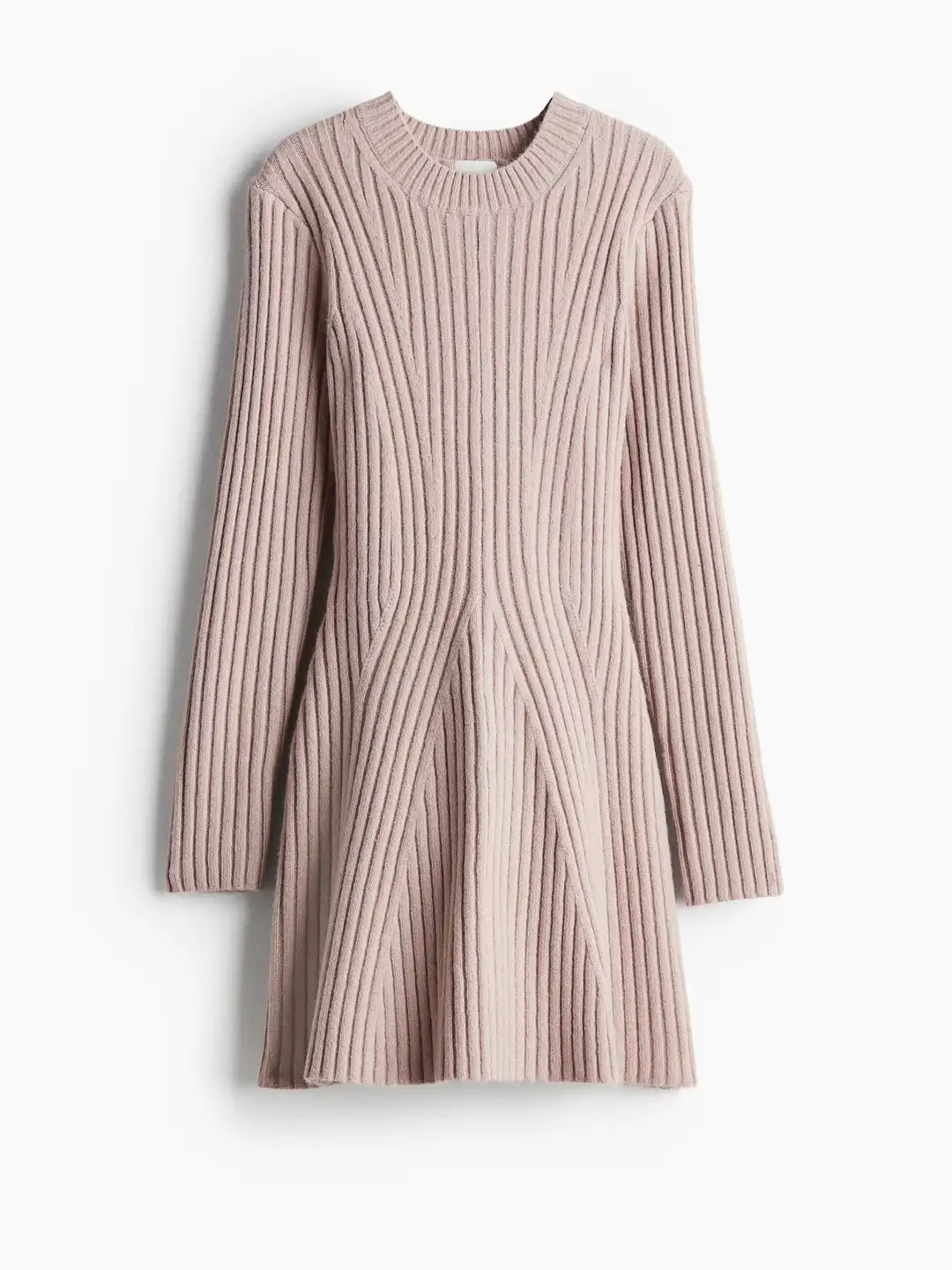 h&m sweater dress Chester ~ Oatmeal Knit Show Me Your Mumu fitted dress in a soft rib knit with a V Ladies - Red Rib-knit dress