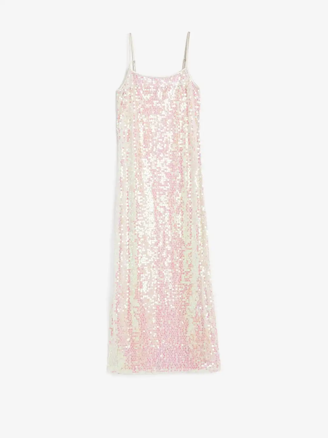 h&m glitter dress NEW H&M Divided Pink Sequin Sleeveless Cami Camisole Mini Bodycon Tank –  Brie main image 0