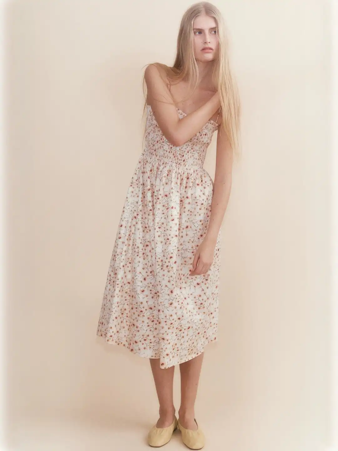 Buy H&M Smock-Topped Dress - Dresses for Women 32350281 | Myntra
