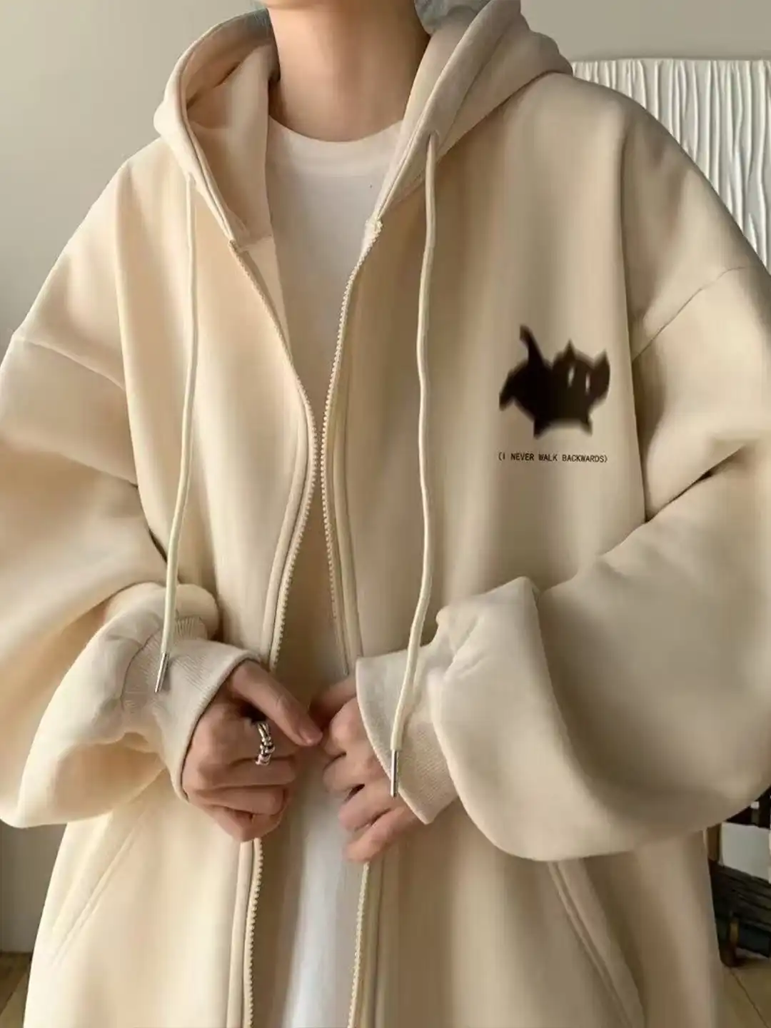 Buy StyleCast x Revolte Men Hooded Front-Open Sweatshirt