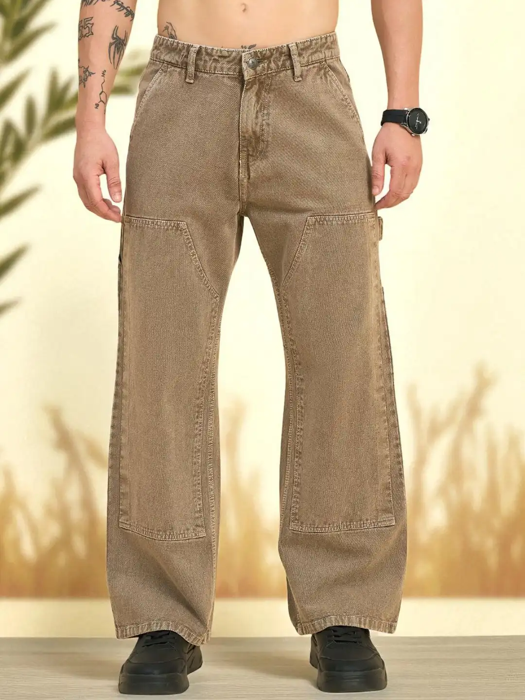 パンツ XoGul Studio X Cut Denim Jeans Buy STUDIO NEXX Men Mid-Rise Baggy Jeans - Jeans for Men 36885787