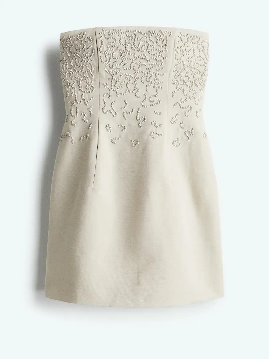 Buy H&M Linen-Blend Bandeau Dress 1282549001 - Dresses for Women 33372010 |  Myntra