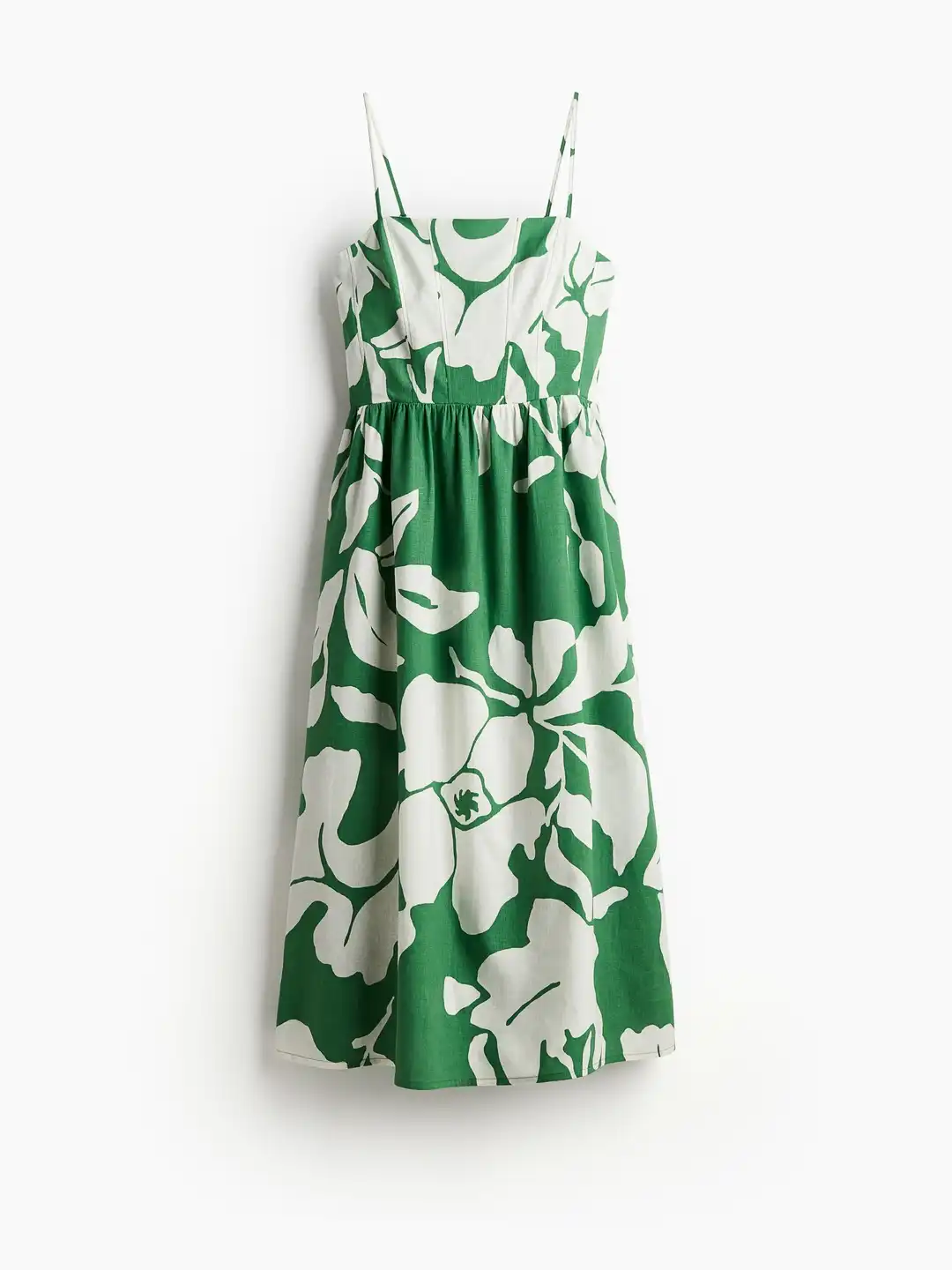 green leaf dress h&m Lumiere Plumage Slip Dress Emerald Green — Maxi Dresses main image 0