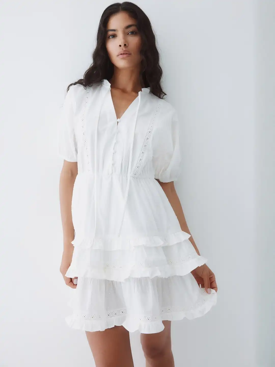 Buy H&M Cotton Plumeti Dress - Dresses for Women 36173338
