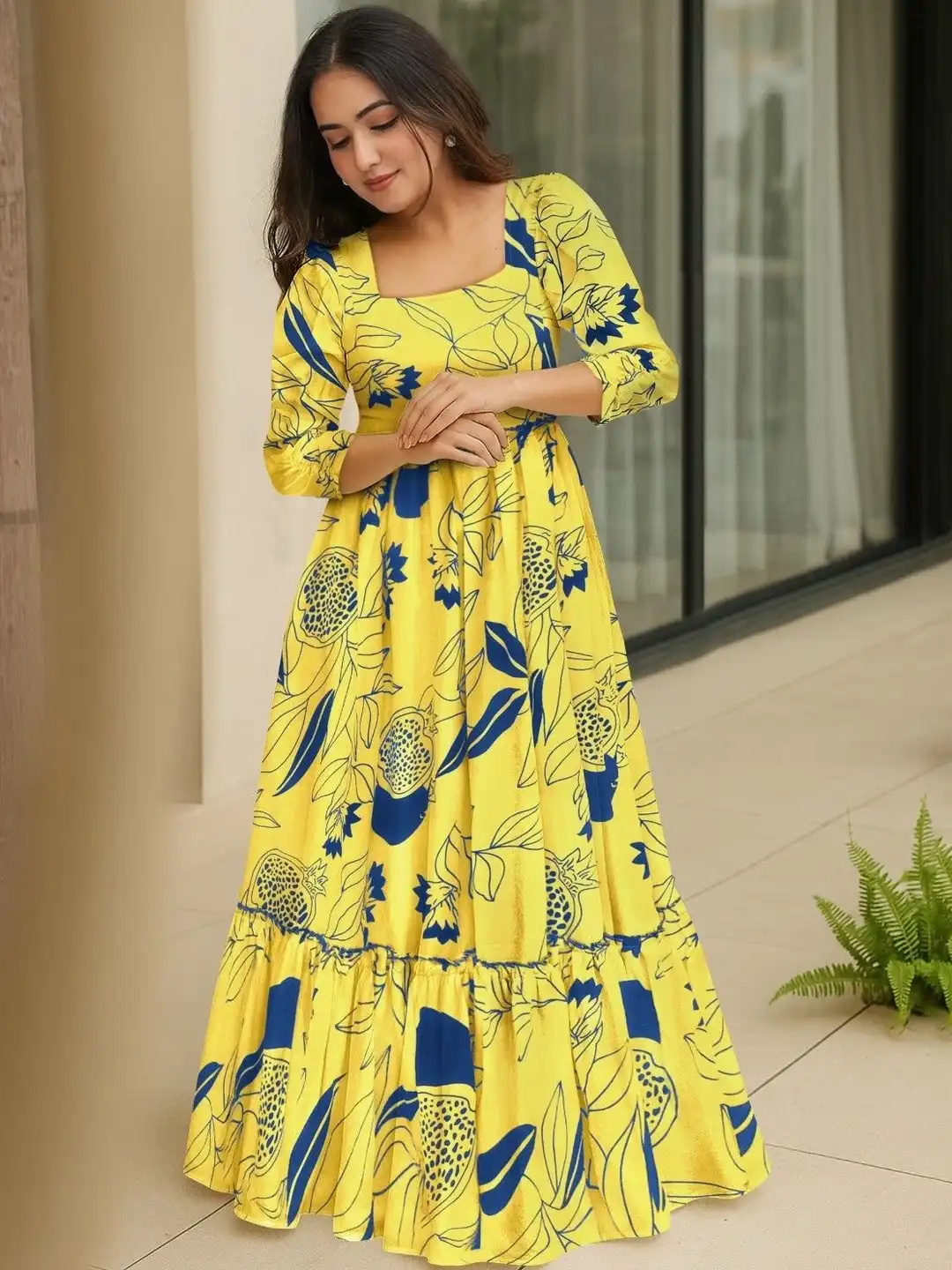 cotton maxi dress myntra Cotton Maxi Dress