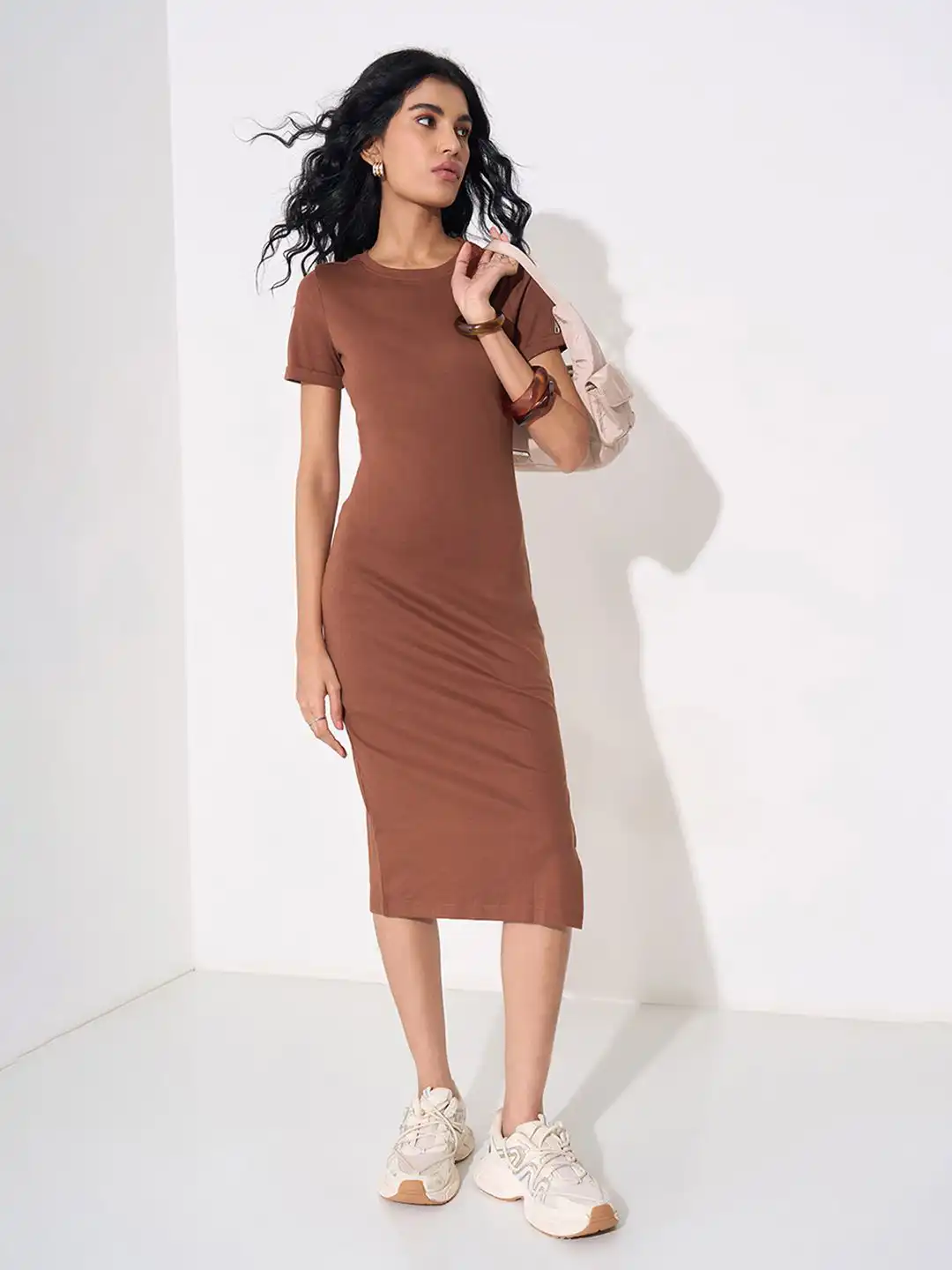 Buy People Bodycon Midi Dress - Dresses for Women 36920041 | Myntra