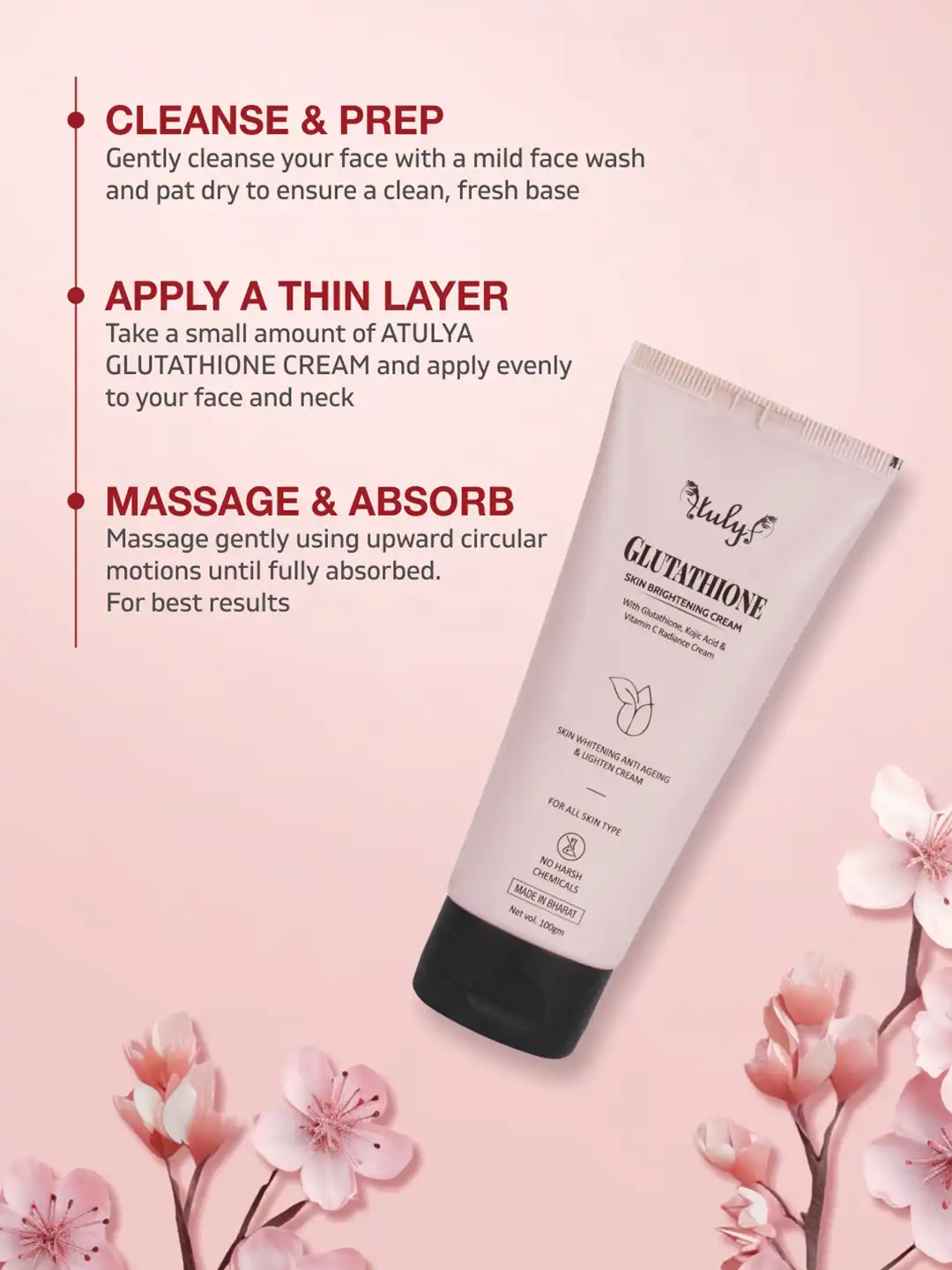 Buy Atulya Medilink Glutathione Skin Brightening Cream With Vitamin C For Anti-Ageing - 100 g - Day Cream for Unisex 33073863 | Myntra Buy Atulya Medilink Glutathione Skin Brightening Cream With Vitamin C For Anti-Ageing - 100 g - Day Cream for Unisex 33073863 | Myntra