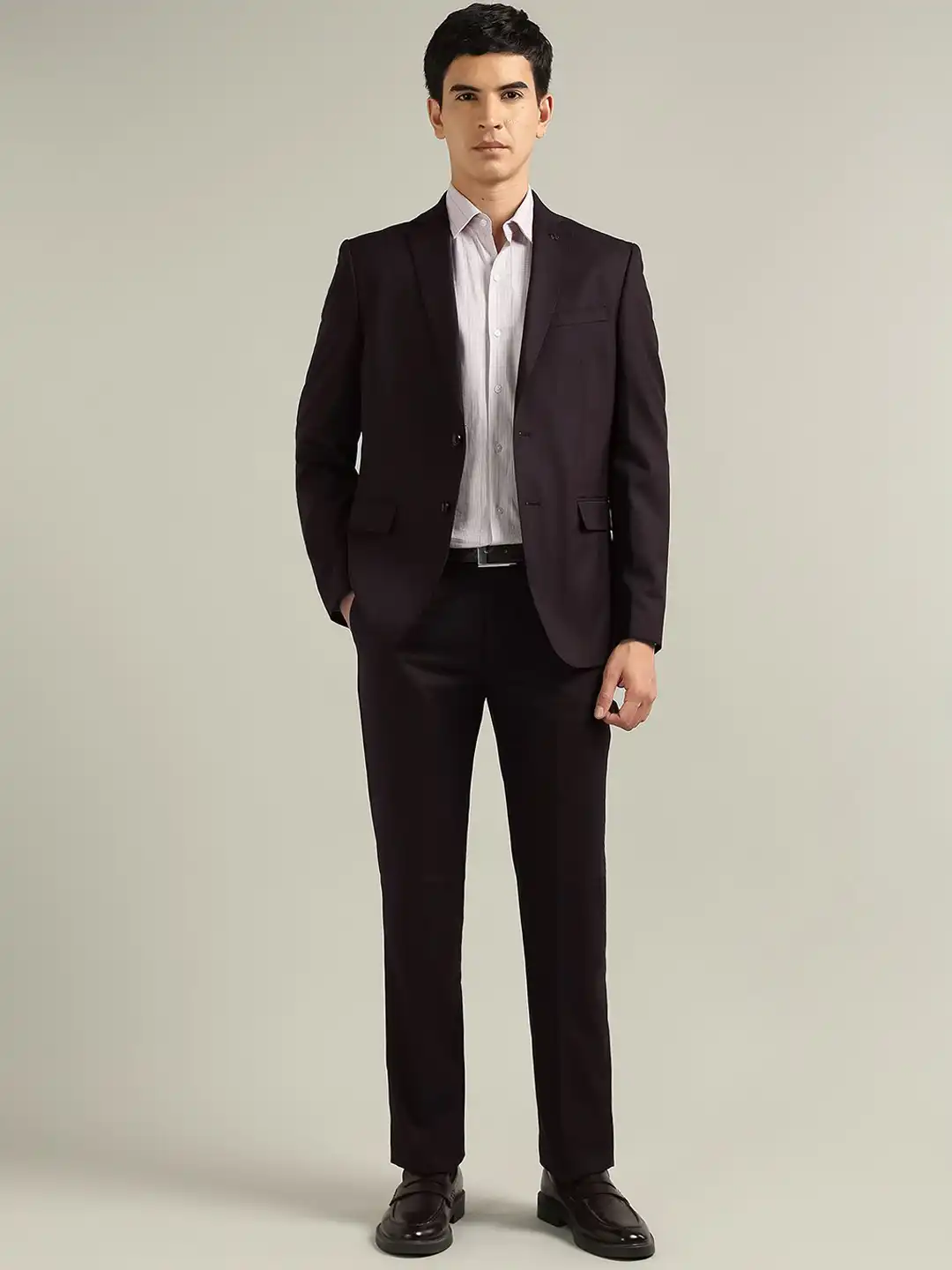 Buy Arrow Tailored Fit Italian Elegance Dobby 2-Pcs Suit - Suits