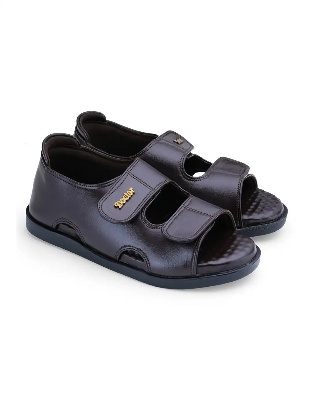 ヘッドアンドショルダー　メンソール 400ml 4本 ☆新品☆ Buy DOCTOR EXTRA SOFT Men Velcro Comfort Sandals - Sandals for Men