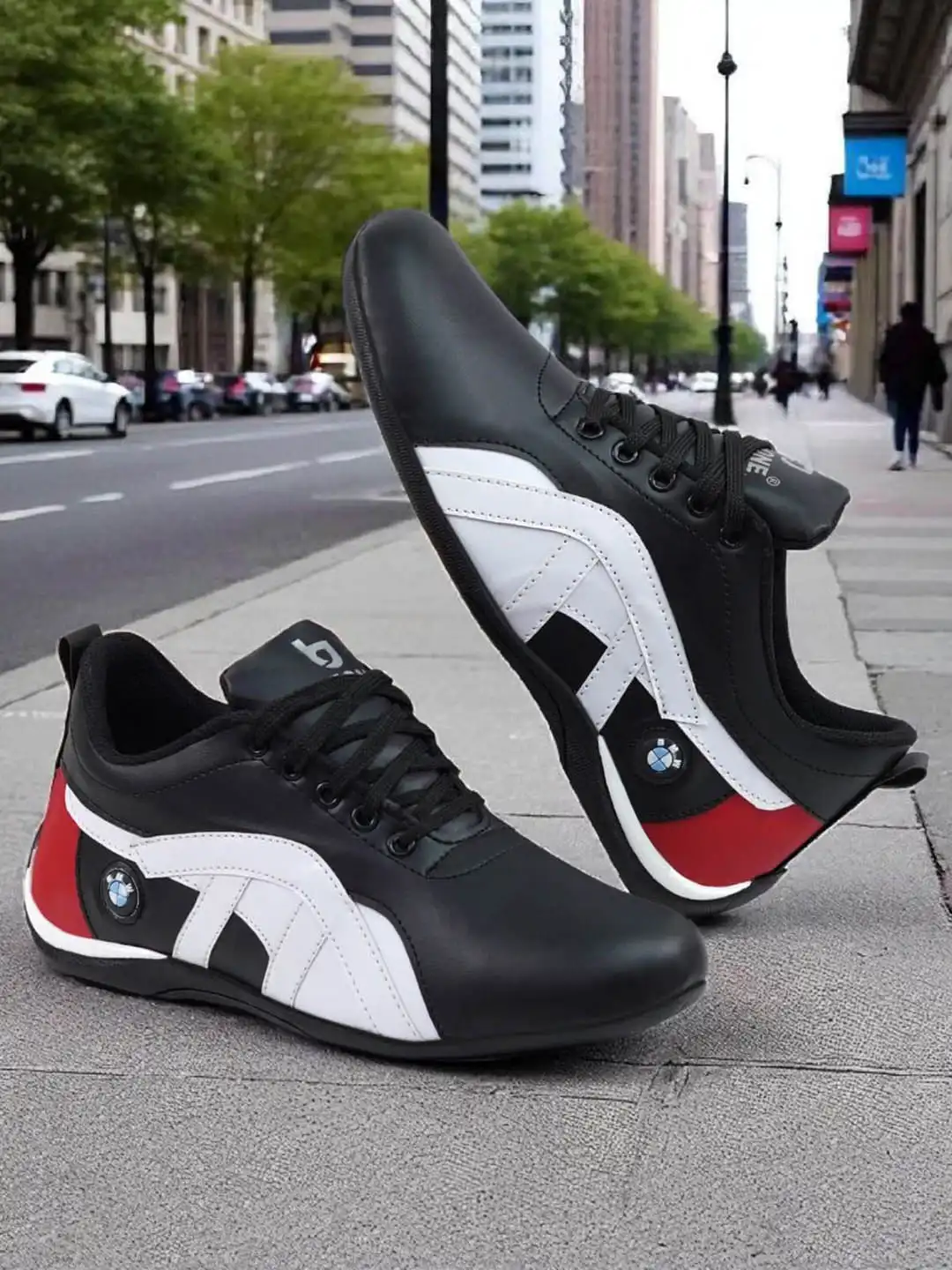 Buy Beeone Men Colourblocked Lace-Ups Casual Sneakers - Casual