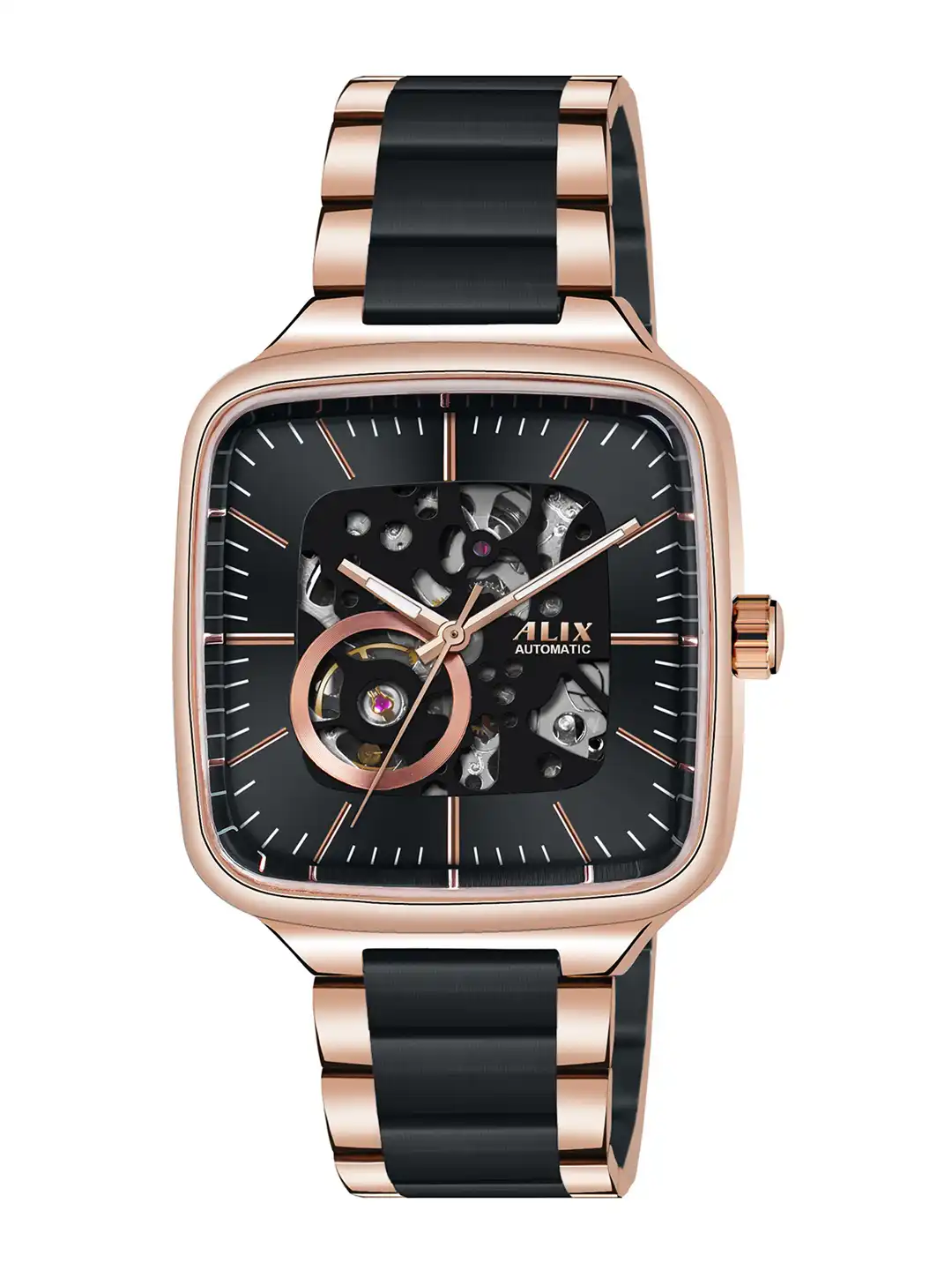 Buy ALIX Men Stainless Steel Straps Analogue Automatic Watch