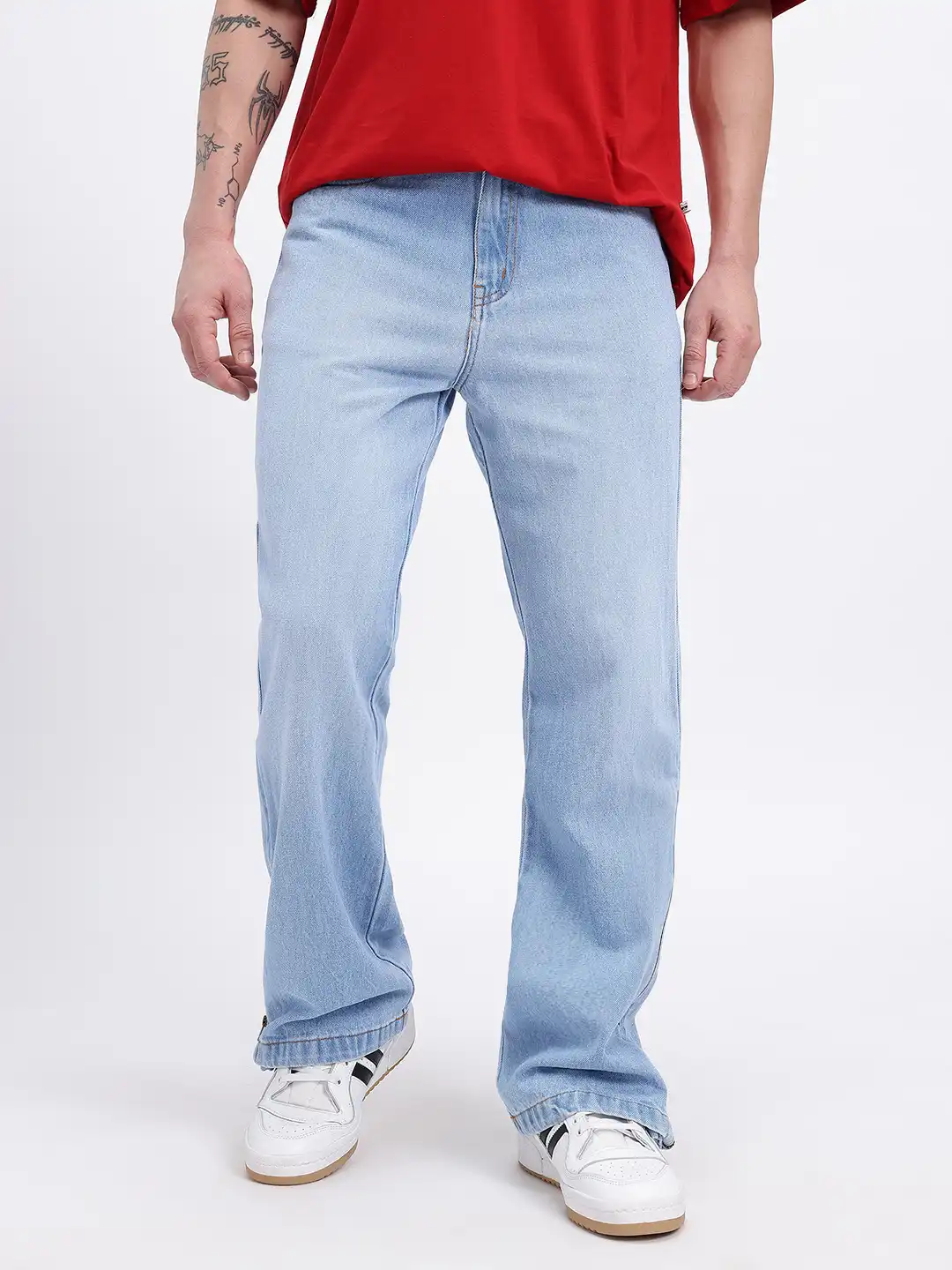 Buy glitchez Men Bootcut Side Slit Flared Jeans - Jeans for Men