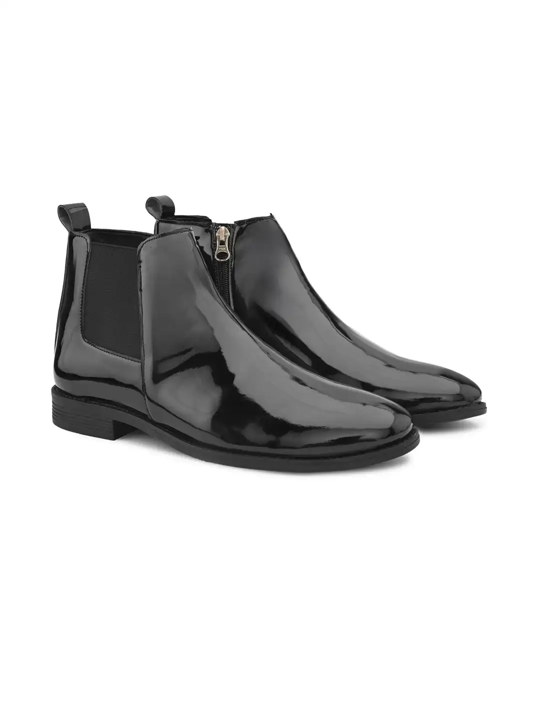Buy Roadster Men Synthetic Patent Chelsea Boots - Boots for Men