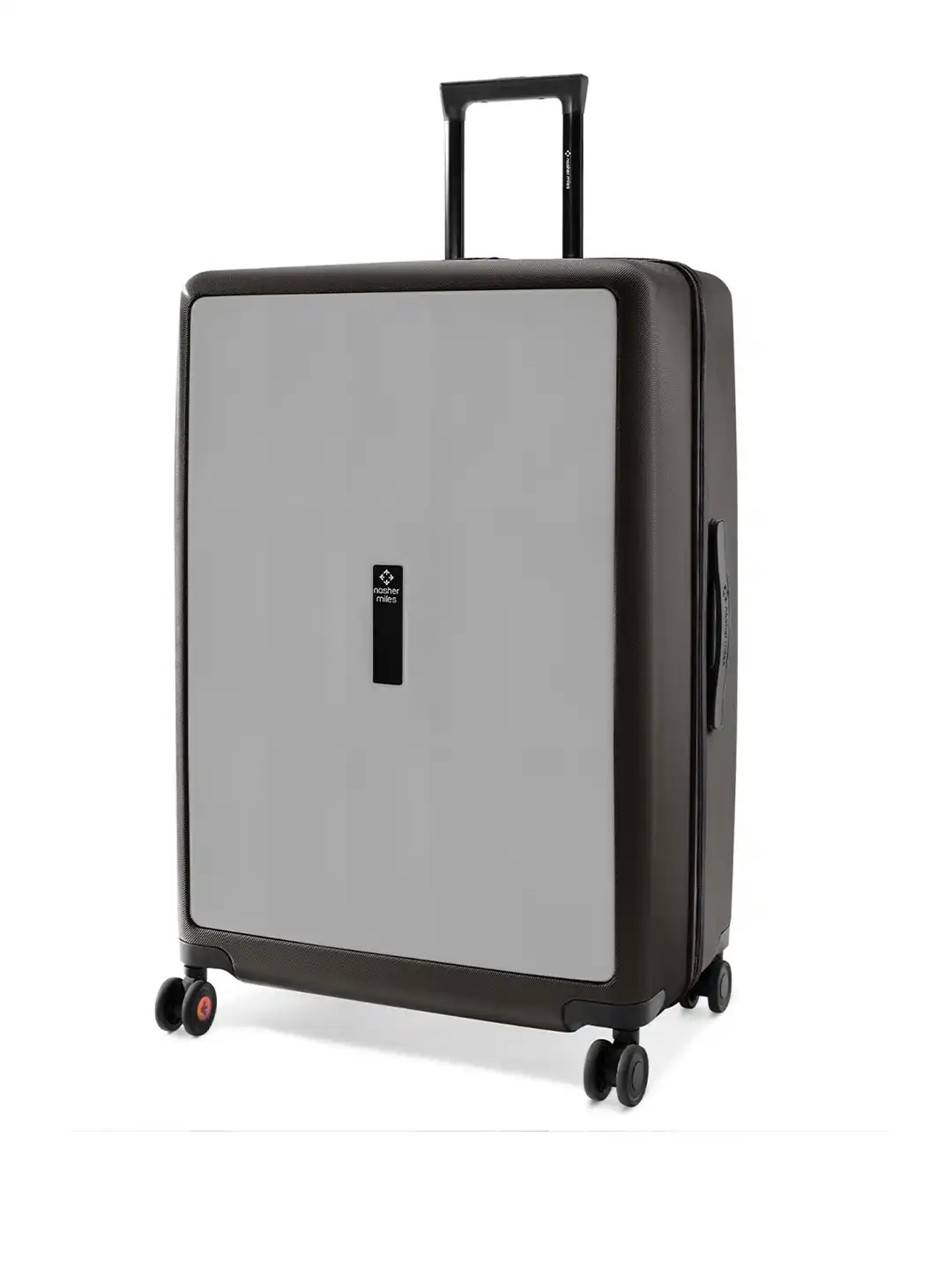 Buy Nasher Miles Zanzibar Polycarbonate Large Grey Black Trolley