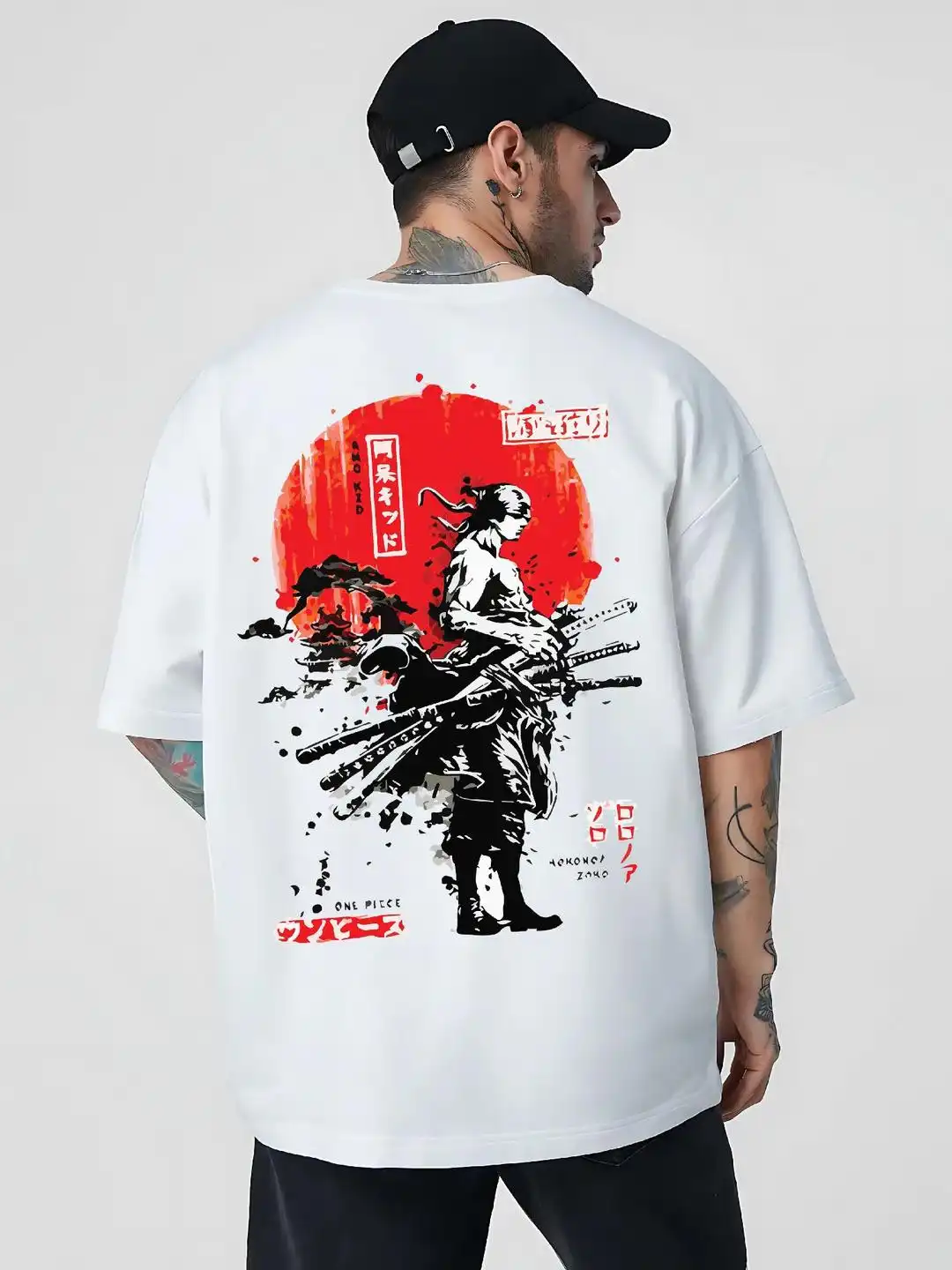 Buy MEGAKART Roronoa Zoro Edition Oversized Tshirt - Tshirts for