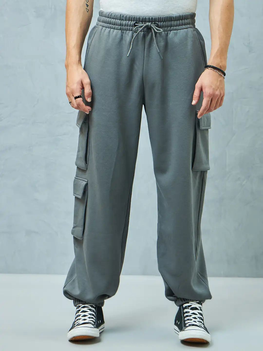 Buy Bewakoof Heavy Duty 1.0 Men Super Loose Fit Cargo Joggers