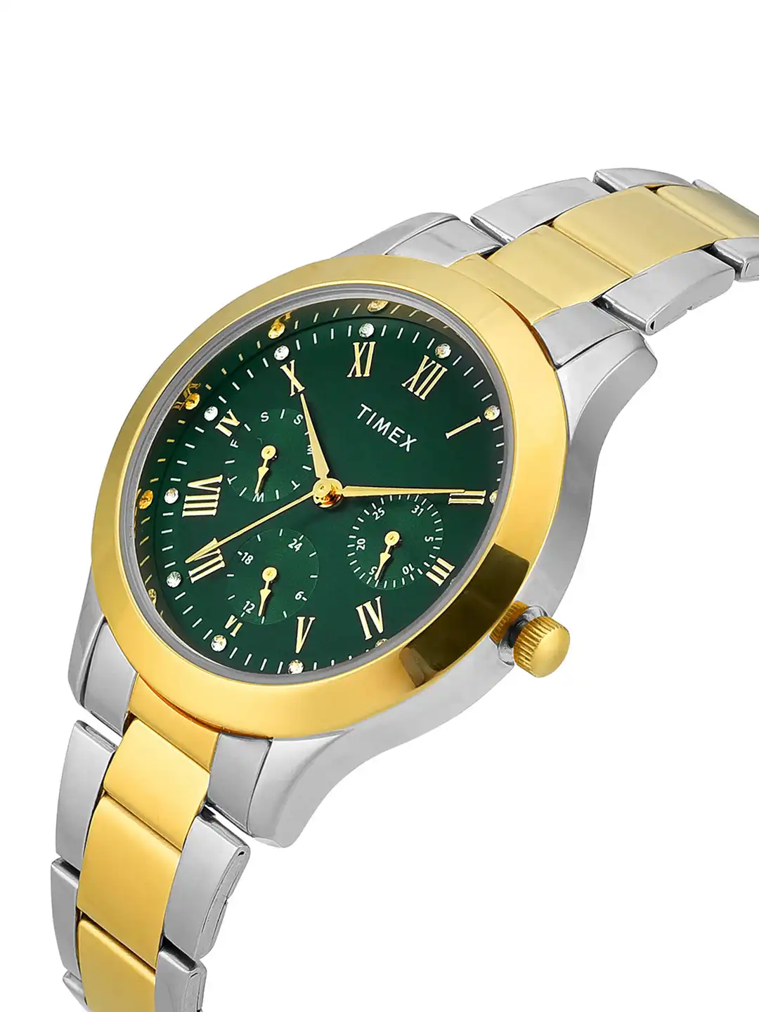 Buy Timex Trendline Round 21mm Green Dial Analog Women Watch