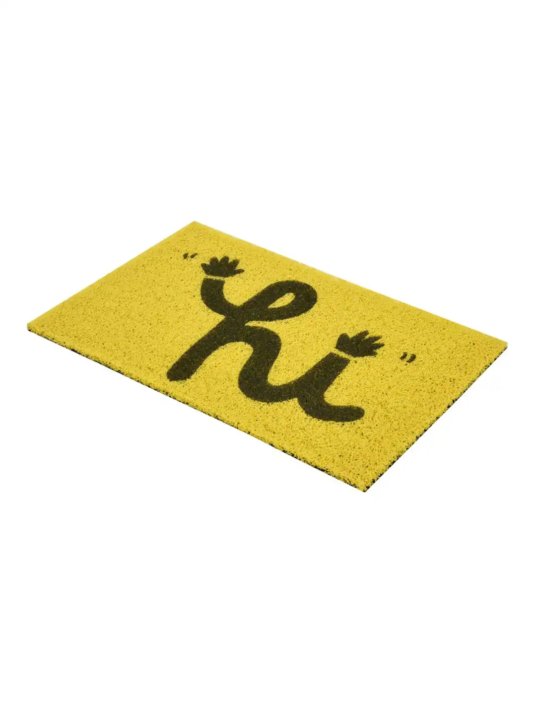 Buy DREAM WEAVERZ Mustard Yellow Heavy Duty Printed Rubber PVC