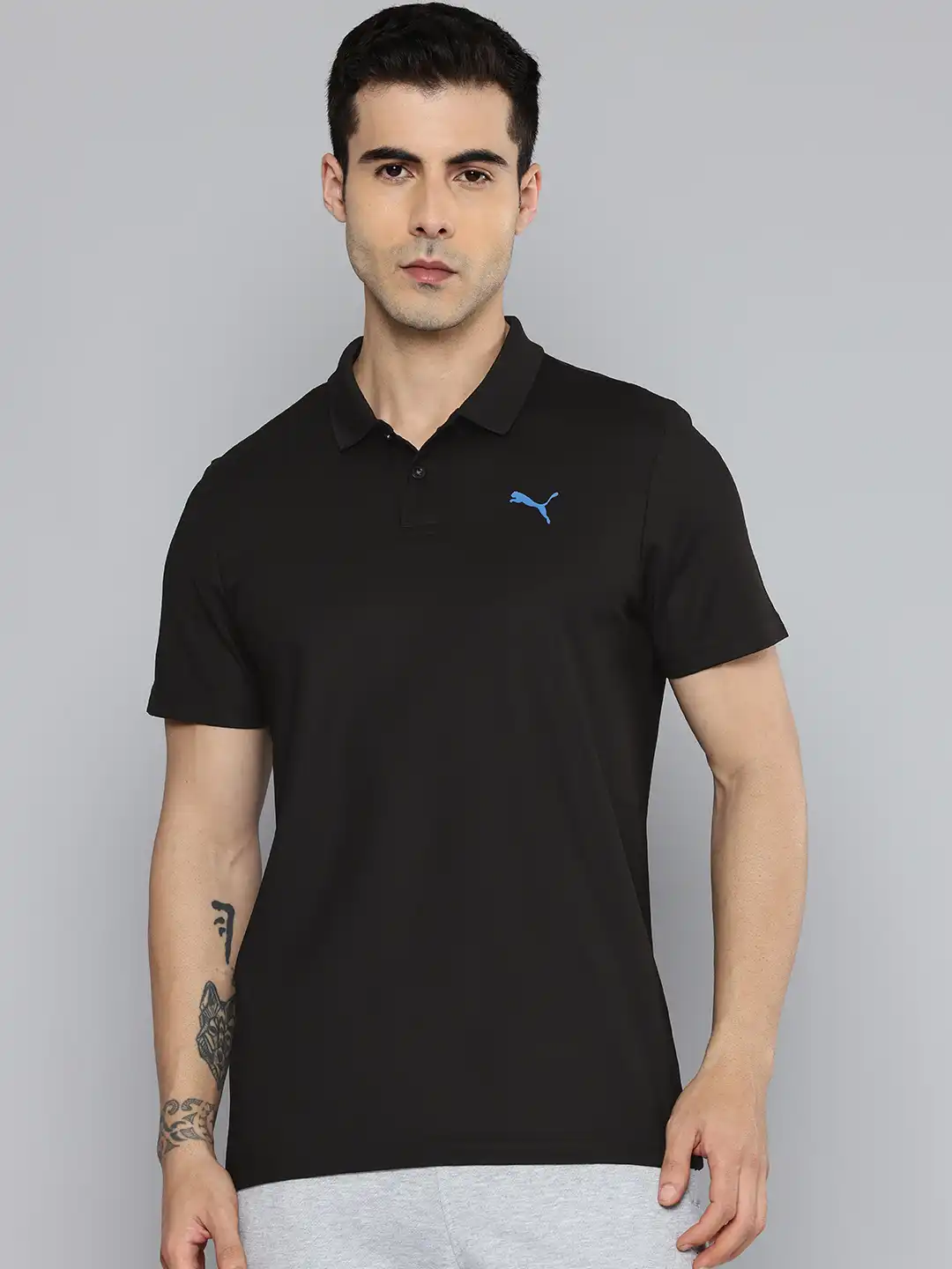 Buy Puma TRAIN ALL DAY Essentials Slim Fit dryCELL Polo Sports T
