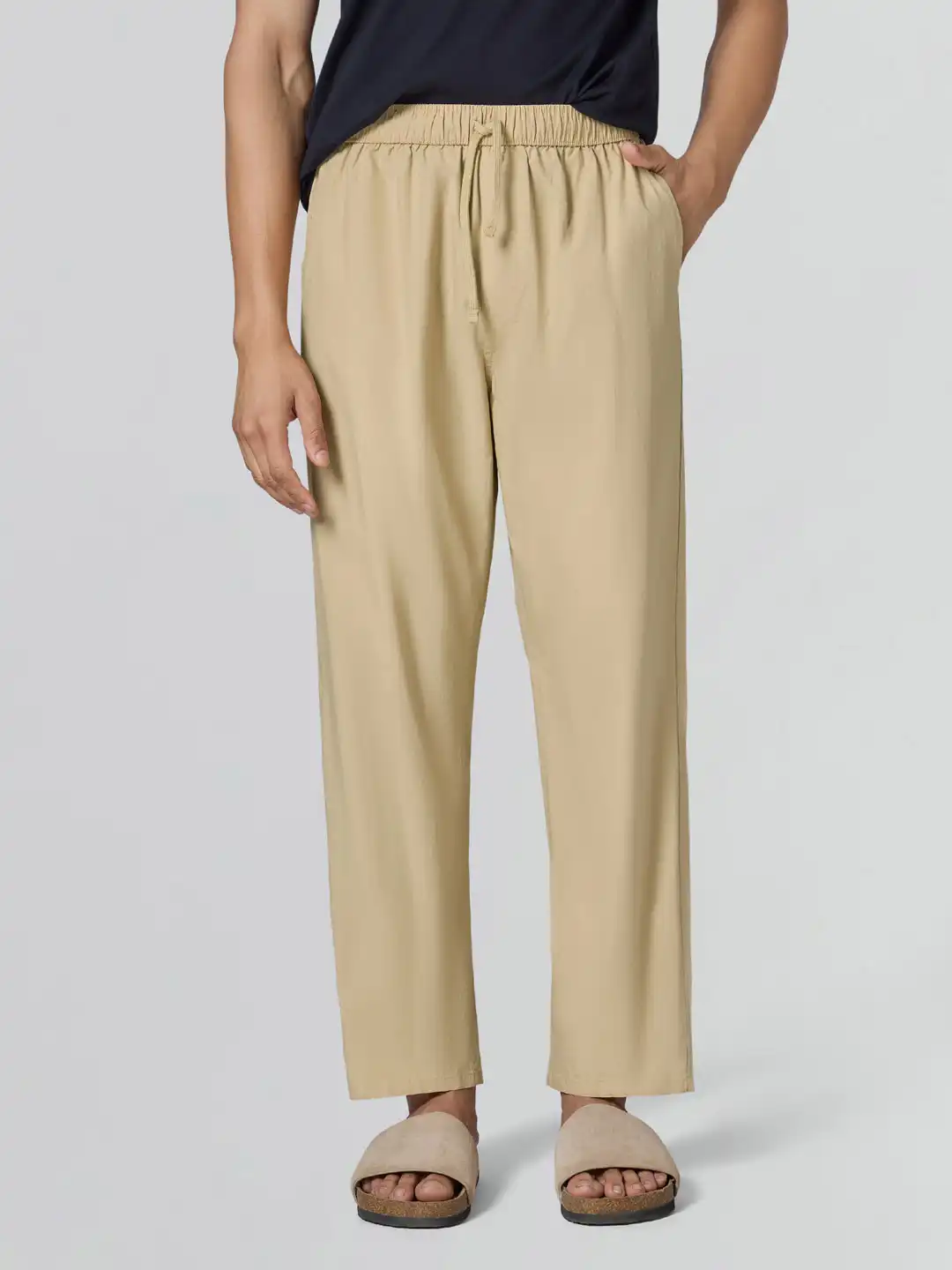 パンツ MJ Buy XYXX Zen Men Cotton Solid Relaxed Pant - Lounge Pants for Men