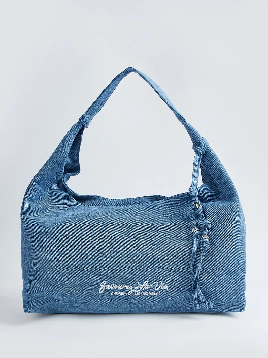 Buy max Cuptot Textured Cotton Medium Structured Shoulder Bag
