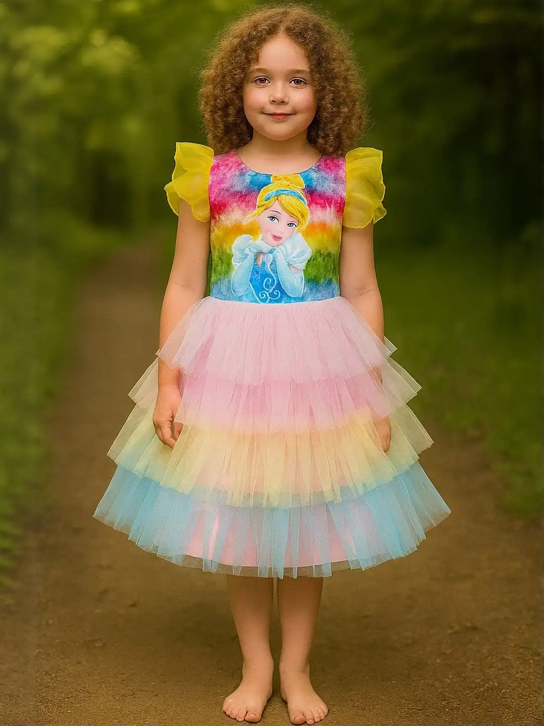 my lil princess dresses Rainbow Pony Tutu Dress Turquoise Princess Beautiful Sparkly Little Pony Costume Pageant Gala Ball Gown Horse Unicorn Christmas Gift Idea
