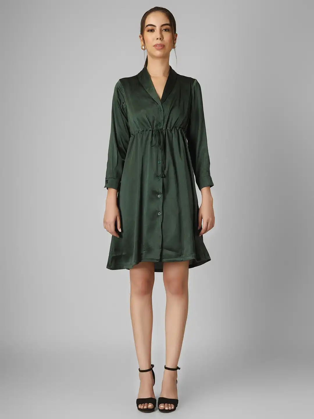 Buy Sukshat Women Satin Shirt Dress - Dresses for Women 36839530 | Myntra