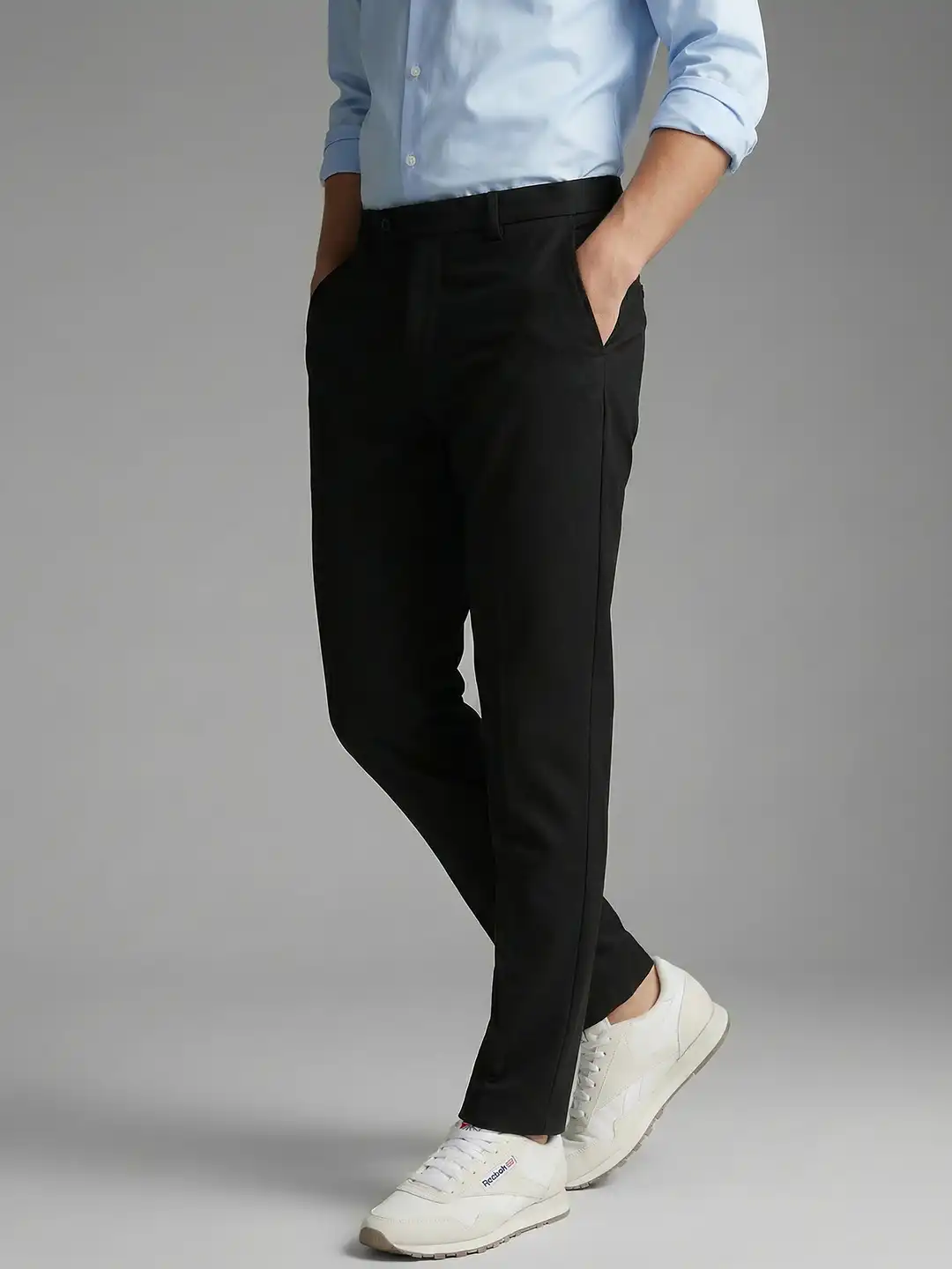 men's dress pants black tapered Black Relaxed Fit Tapered Trousers H&M IN Calvin klein Size:child-10 cognak_leather Slip Dress: How to Crafted from a blend