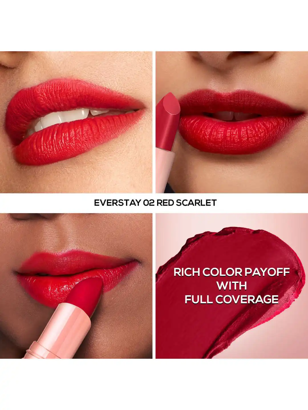 Buy Renee Everstay Transfer-Proof Matte Lipstick With Vitamin E
