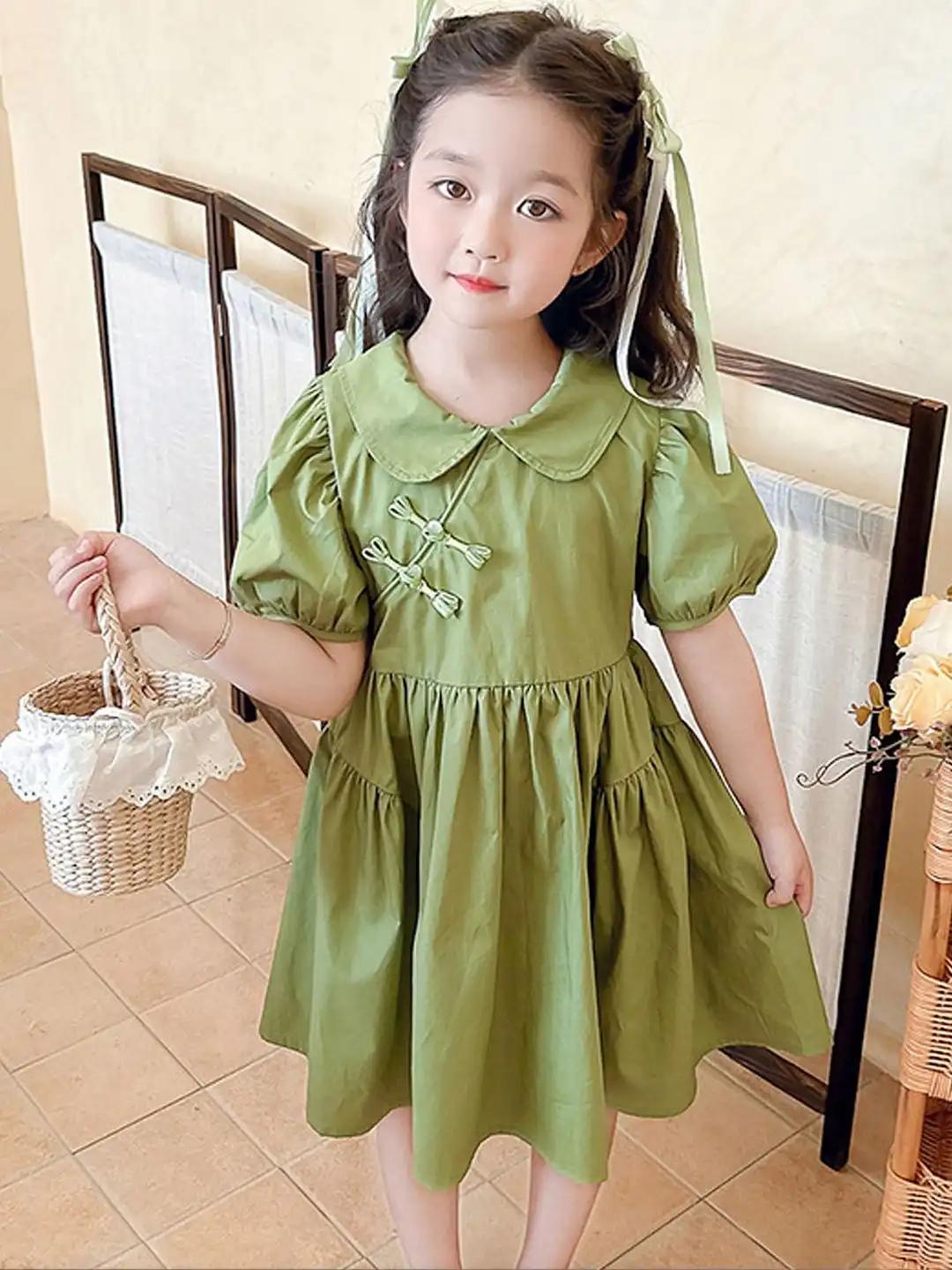 Buy YK Peter Pan Collar Fit & Flare Dress - Dresses for Girls 41378750 | Myntra Buy YK Peter Pan Collar Fit & Flare Dress - Dresses for Girls 41378750 | Myntra